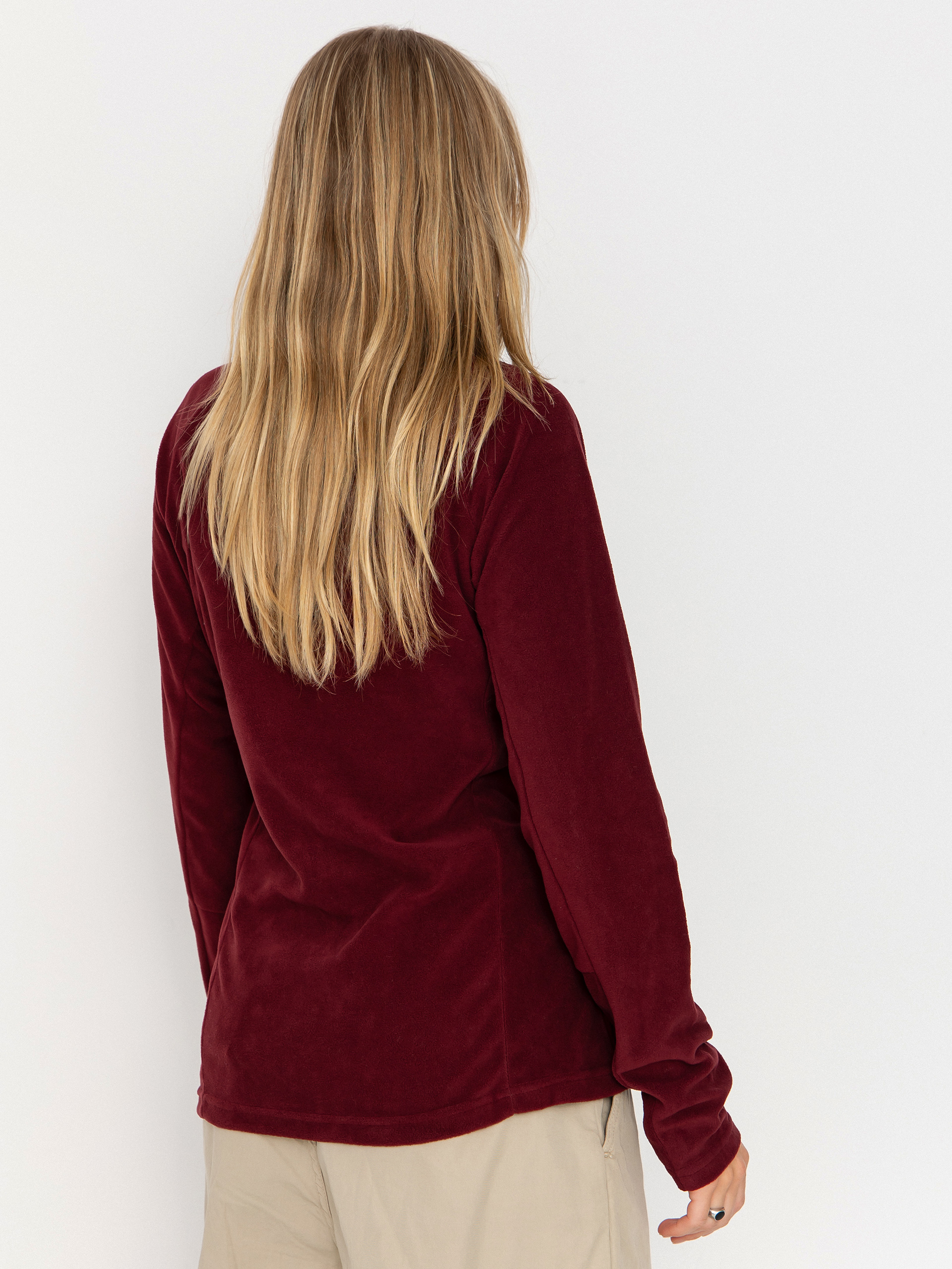 Dámsky Flísová mikina Columbia Glacial IV 1/2 Zip (rich wine)