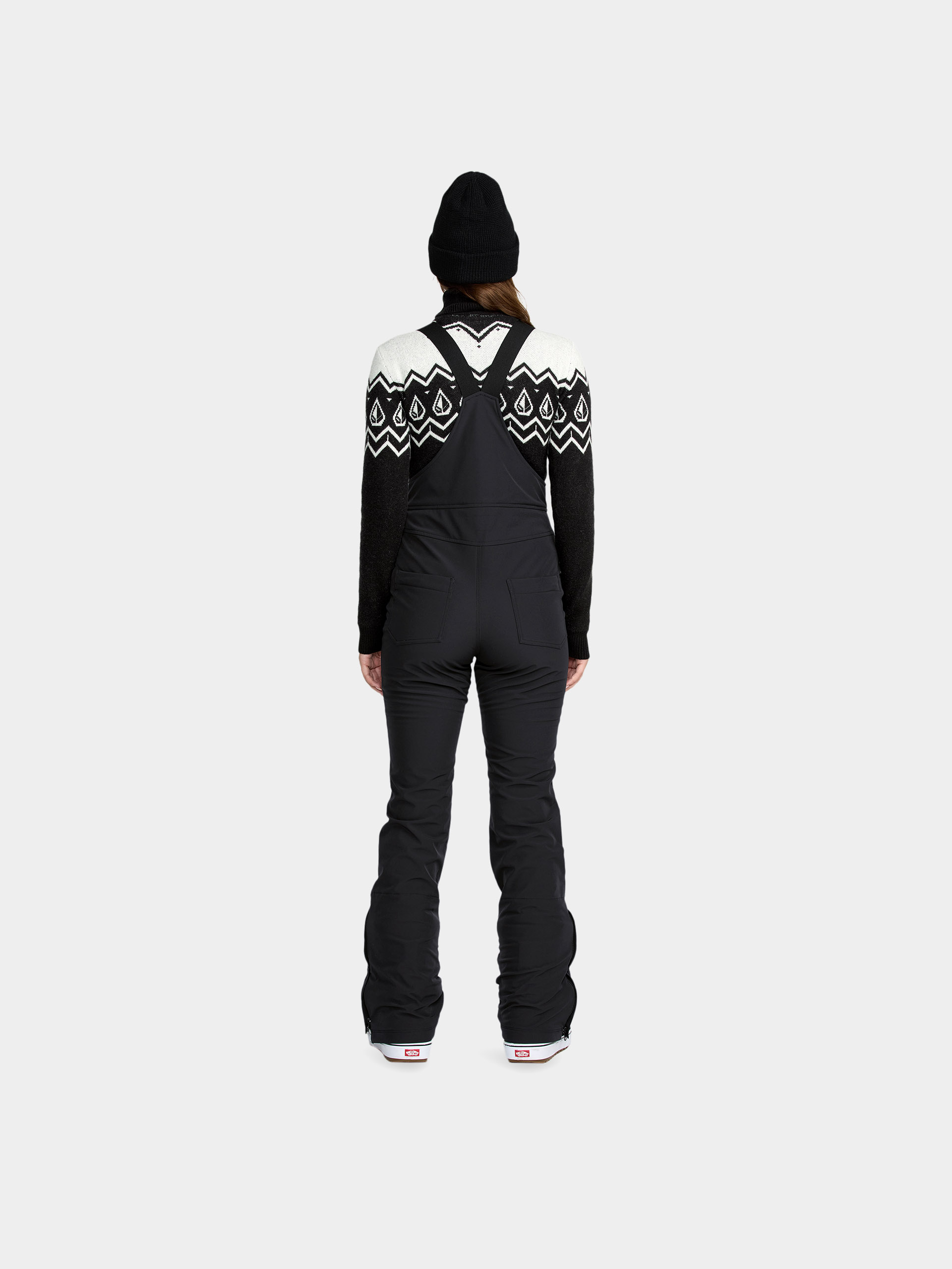 Dámske Snowboardové nohavice Volcom Battle Stretch Bib (black)