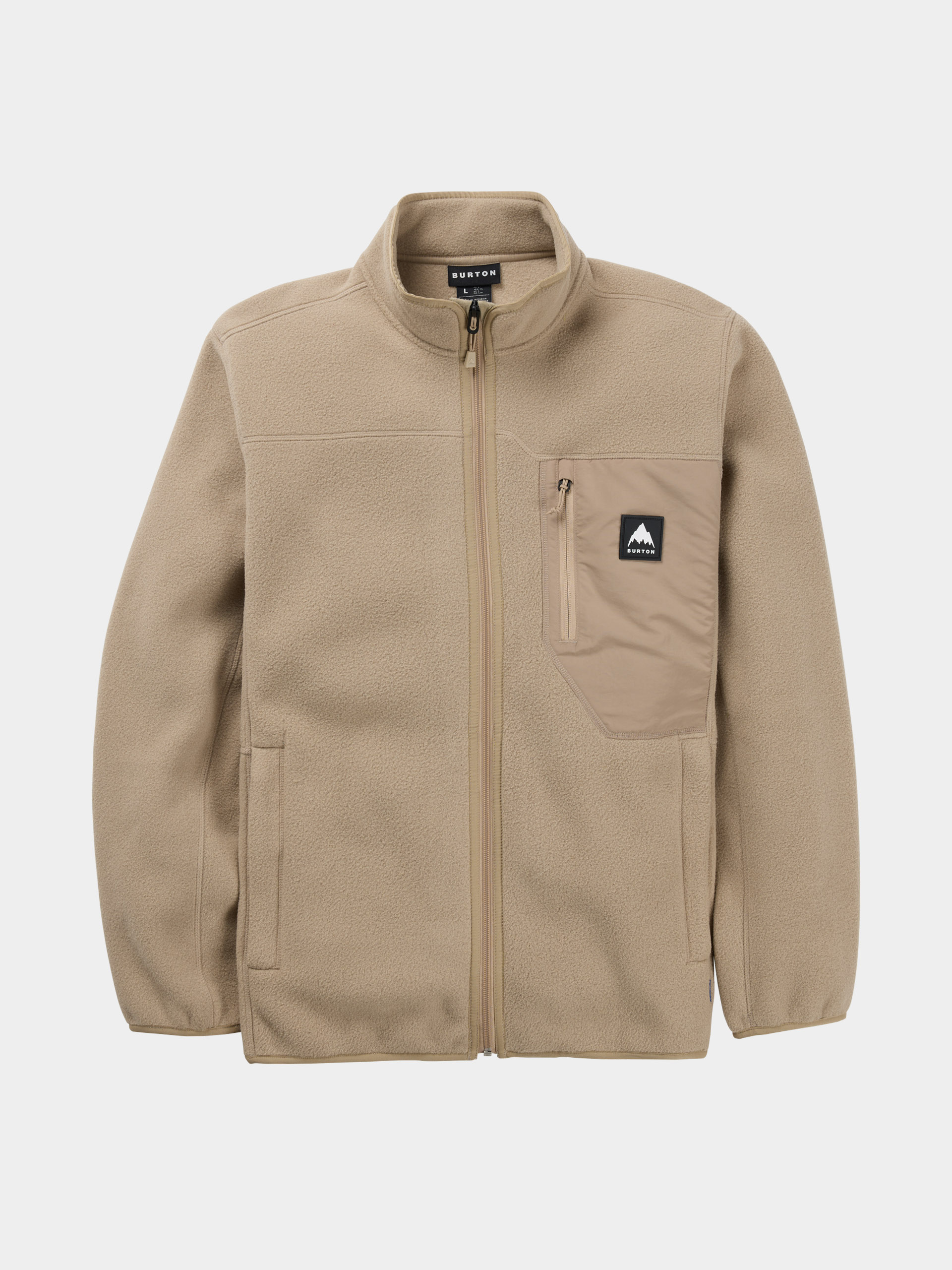 Flu00edsovu00e1 mikina Burton Cinder Full Zip (summit taupe)