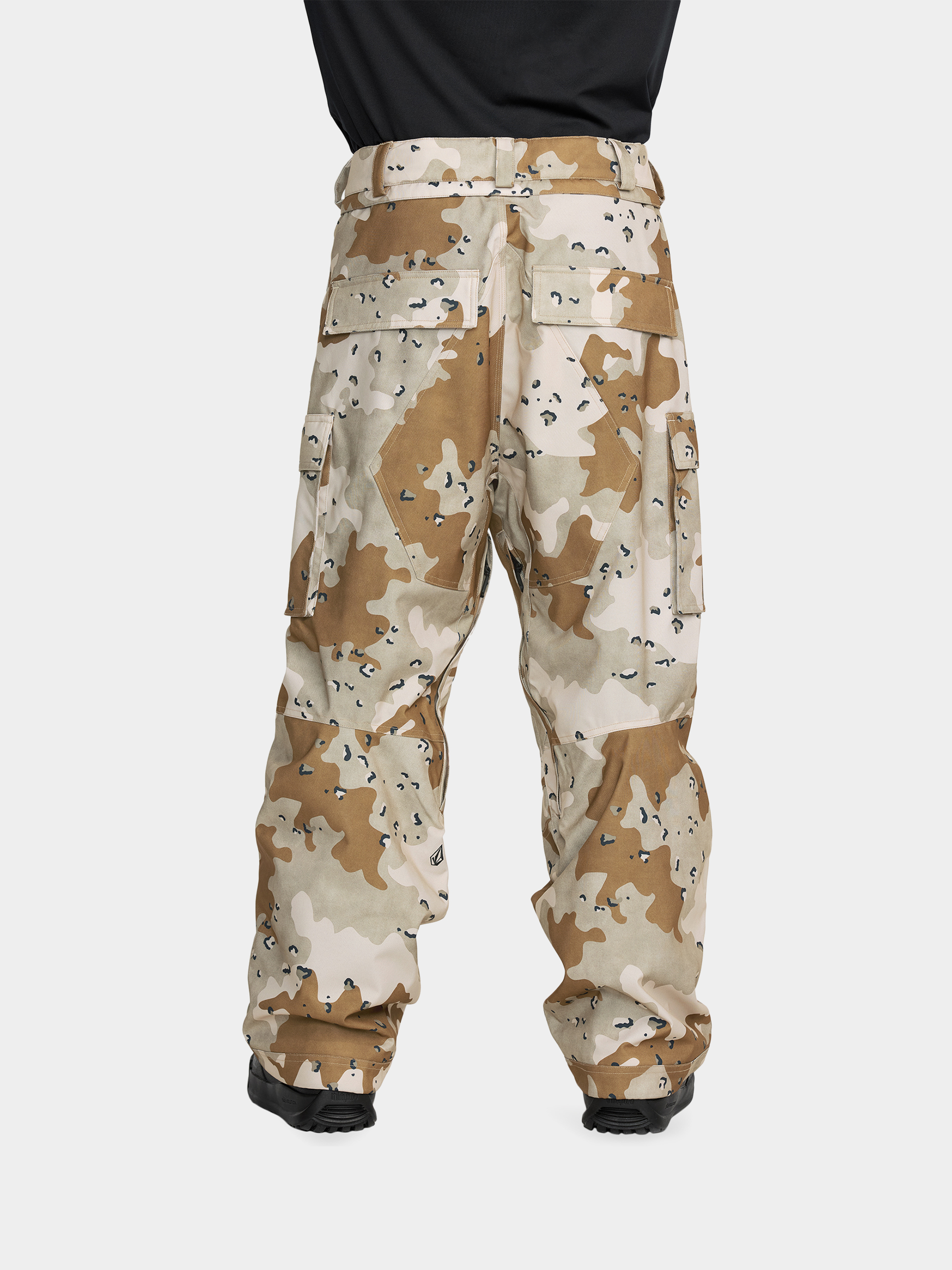 Pánske Snowboardové nohavice Volcom Nwrk Baggy (camouflage)