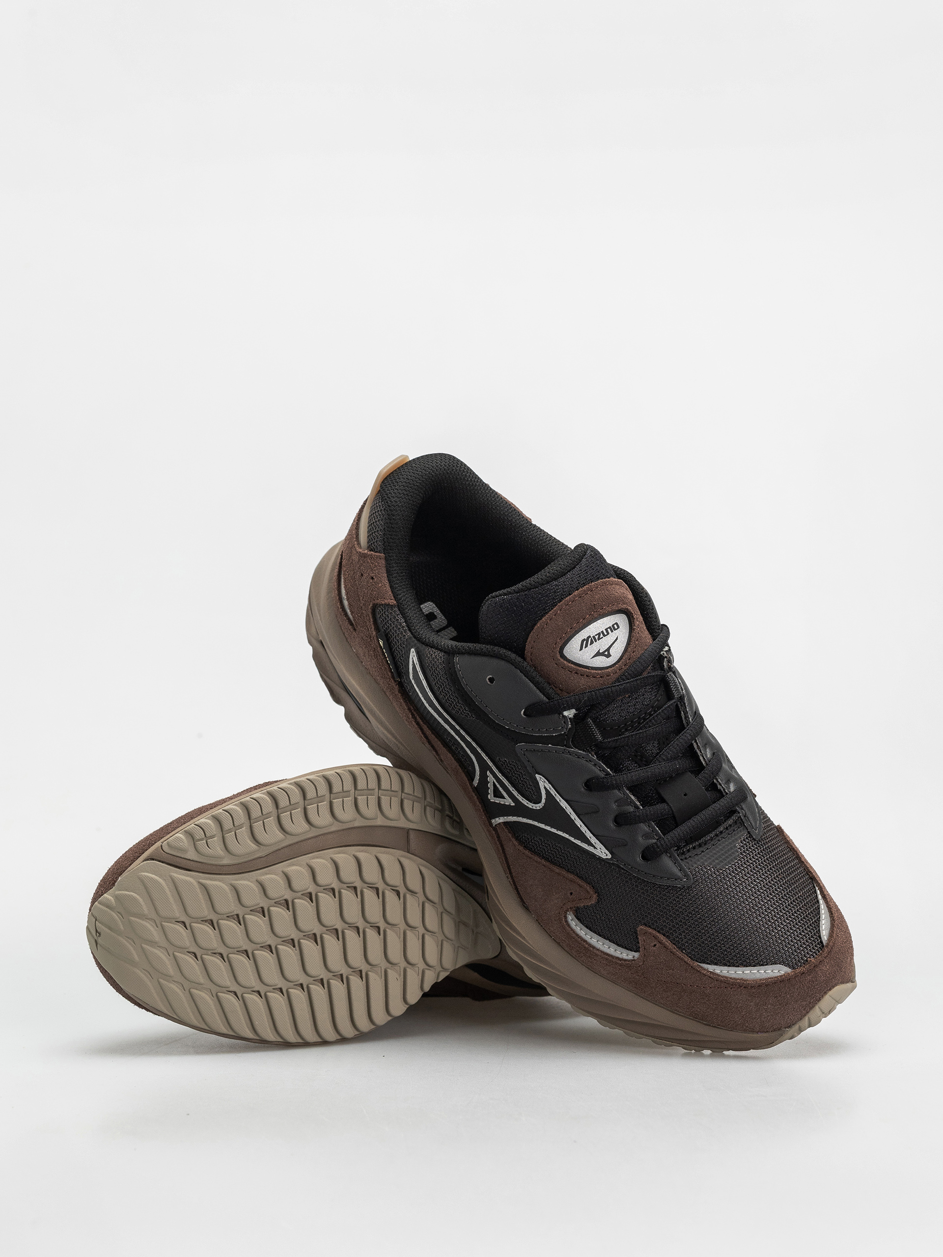 Topánky Mizuno Wave Rider GTX (black sand/black/chicory coffee)