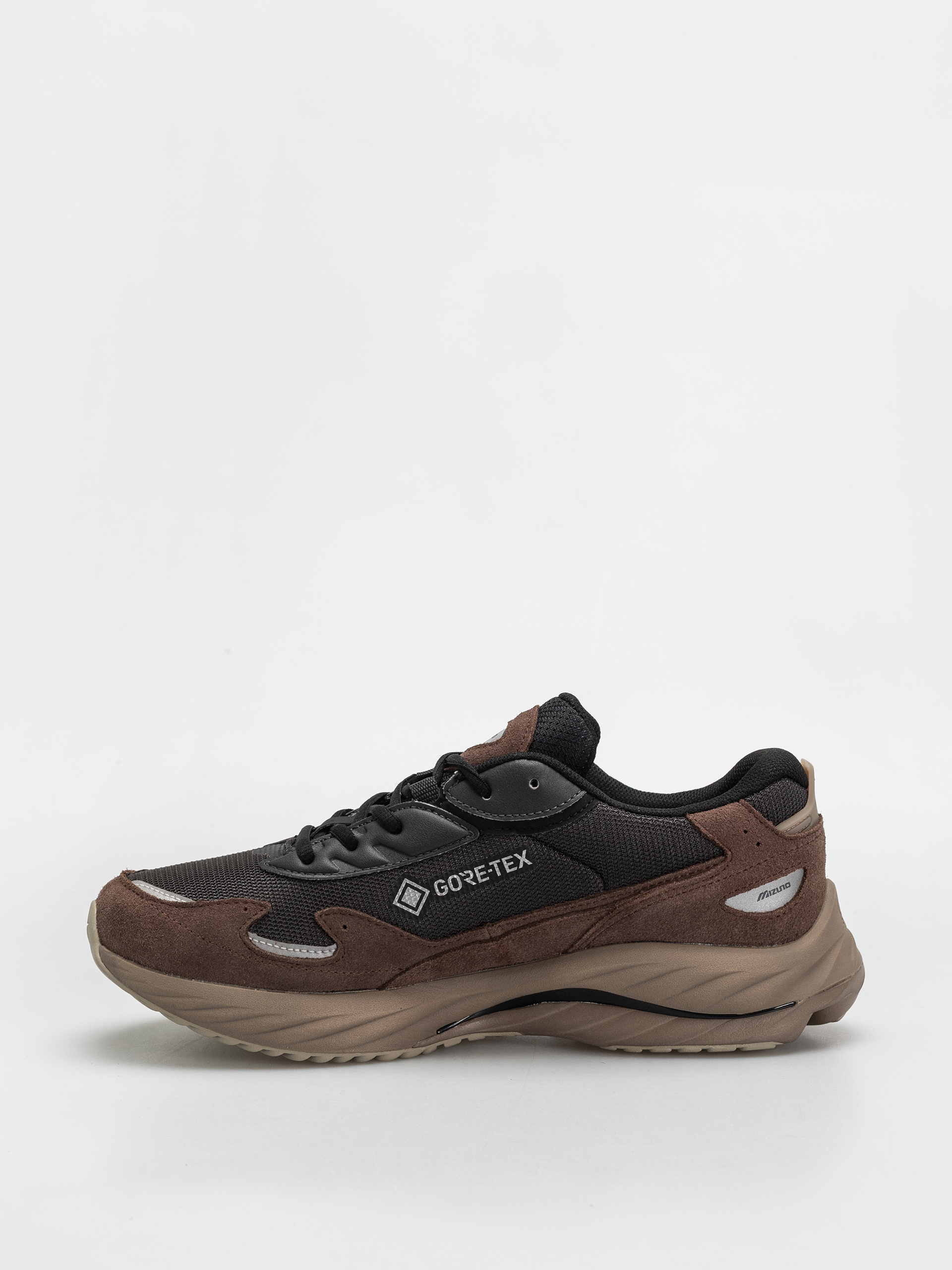 Topánky Mizuno Wave Rider GTX (black sand/black/chicory coffee)