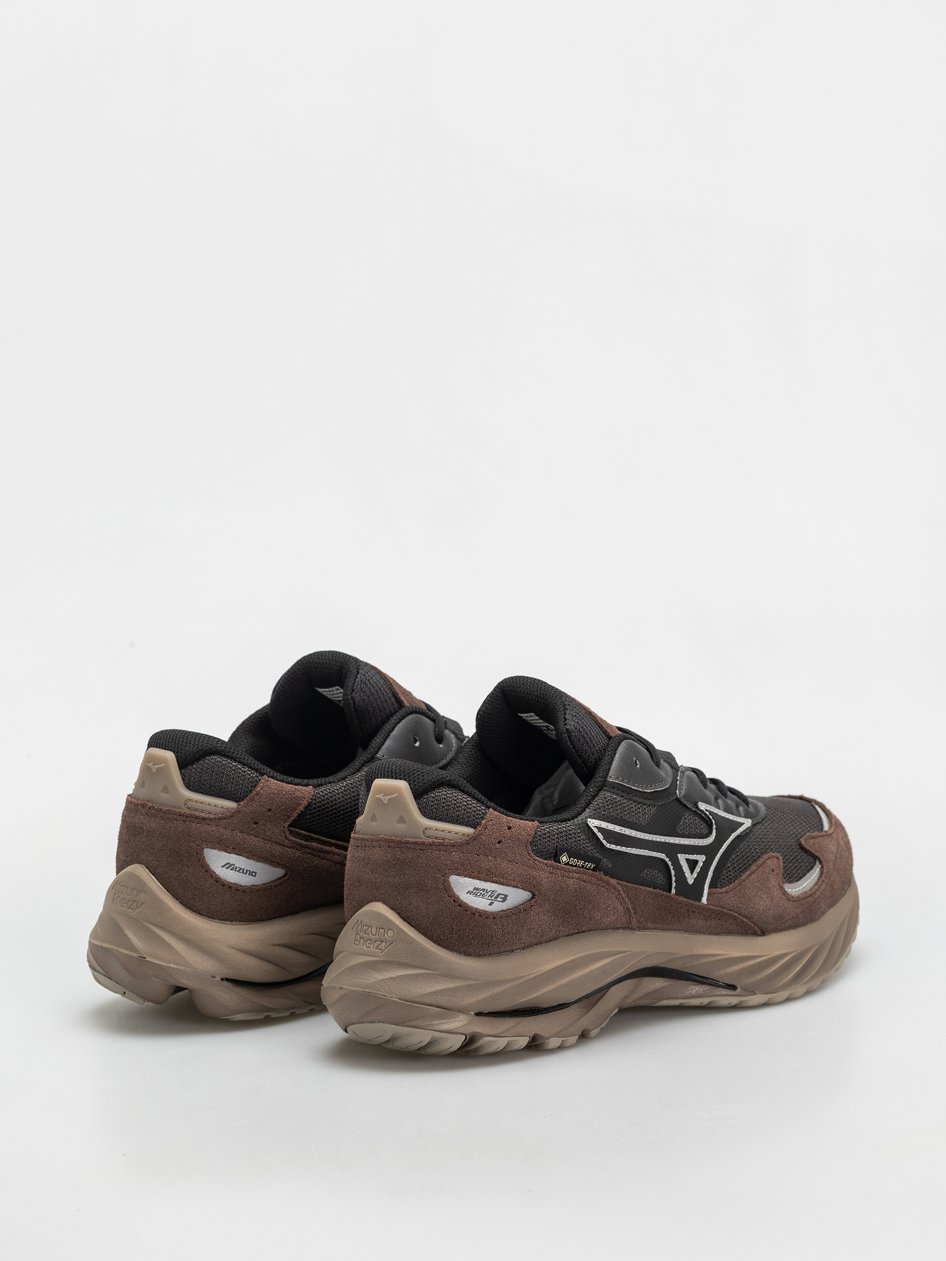 Topánky Mizuno Wave Rider GTX (black sand/black/chicory coffee)