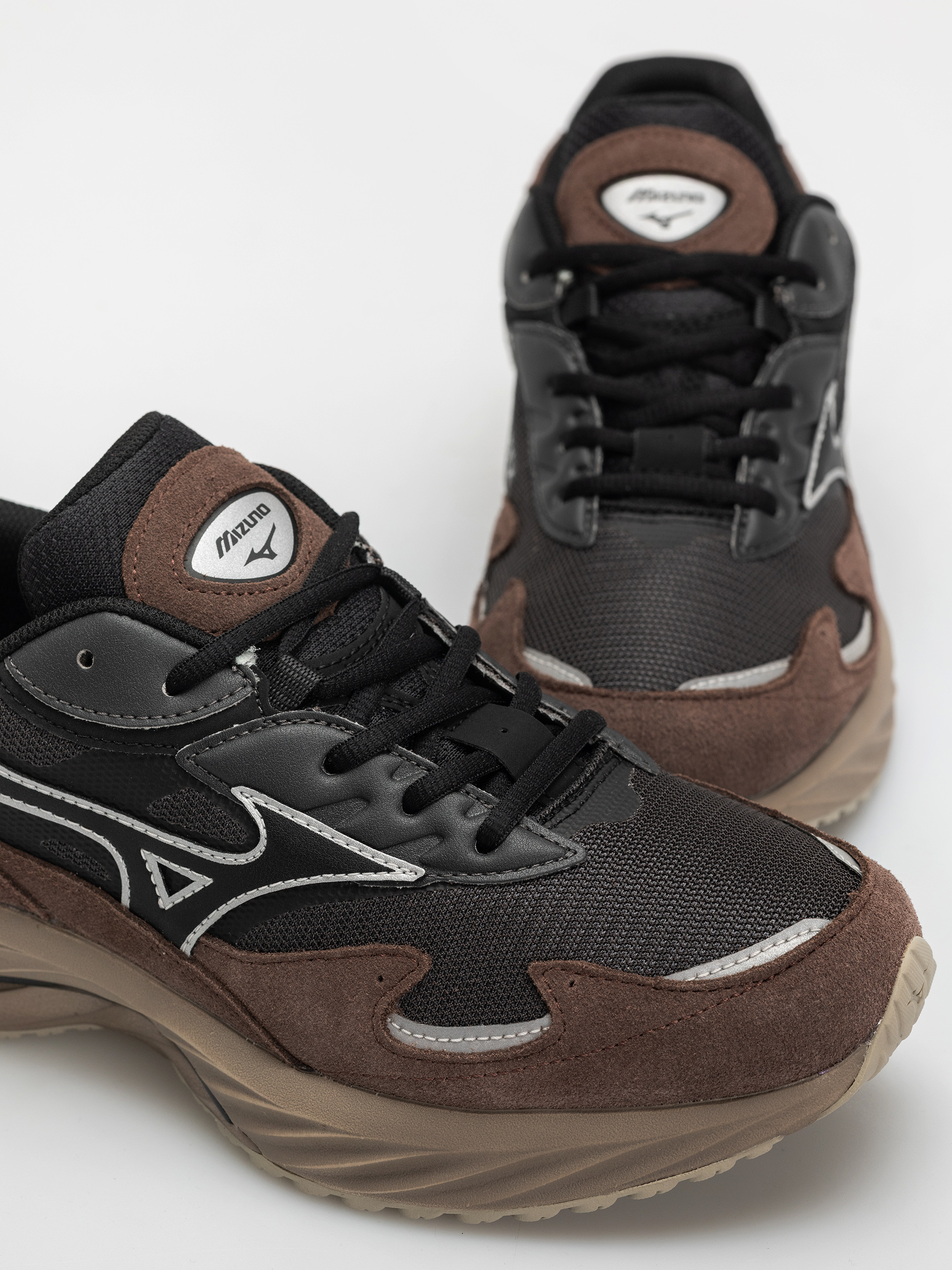 Topánky Mizuno Wave Rider GTX (black sand/black/chicory coffee)