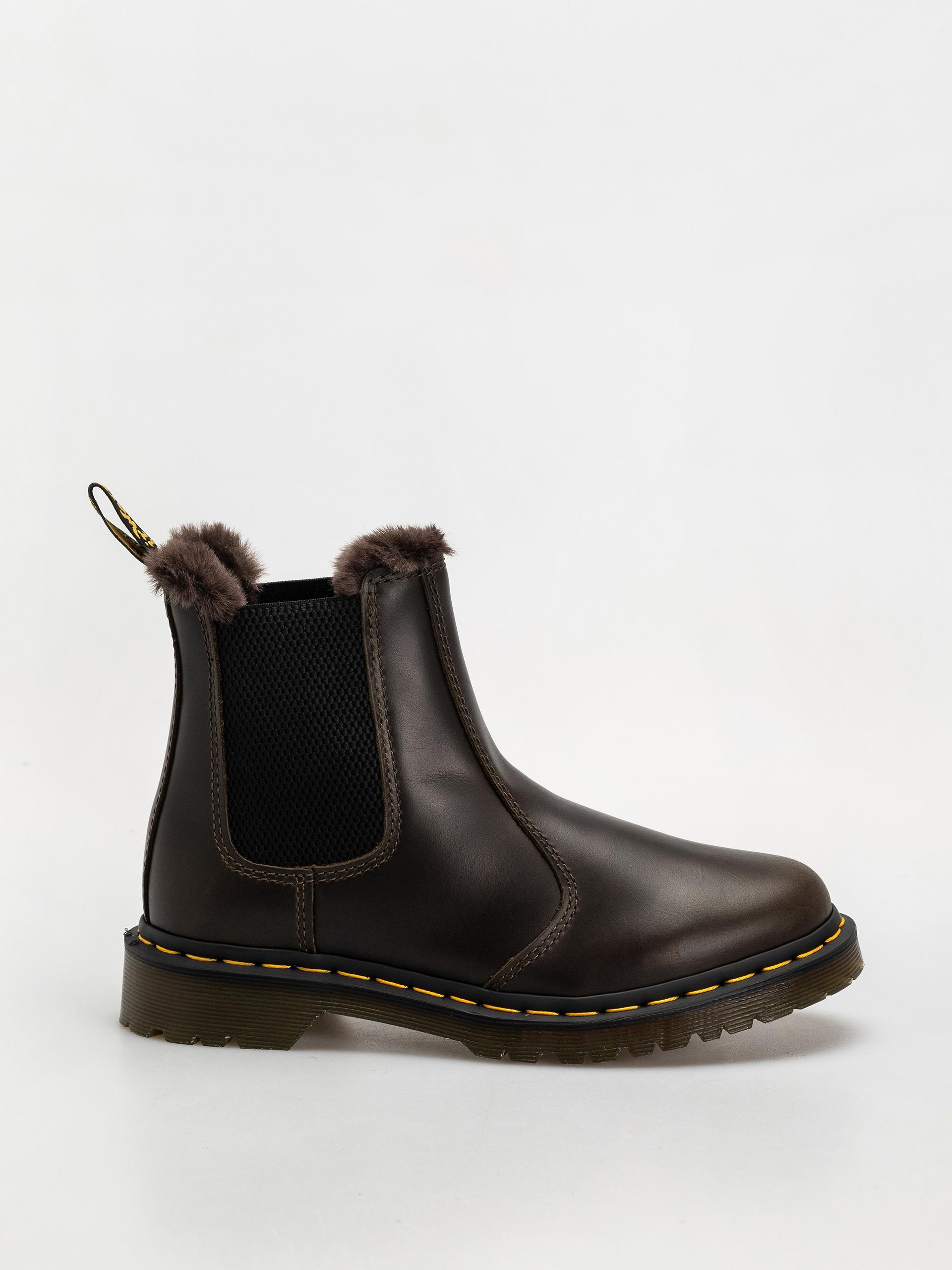 Topánky Dr. Martens 2976 Leonore Chelsea Wmn (dark taupe taupe orleans)