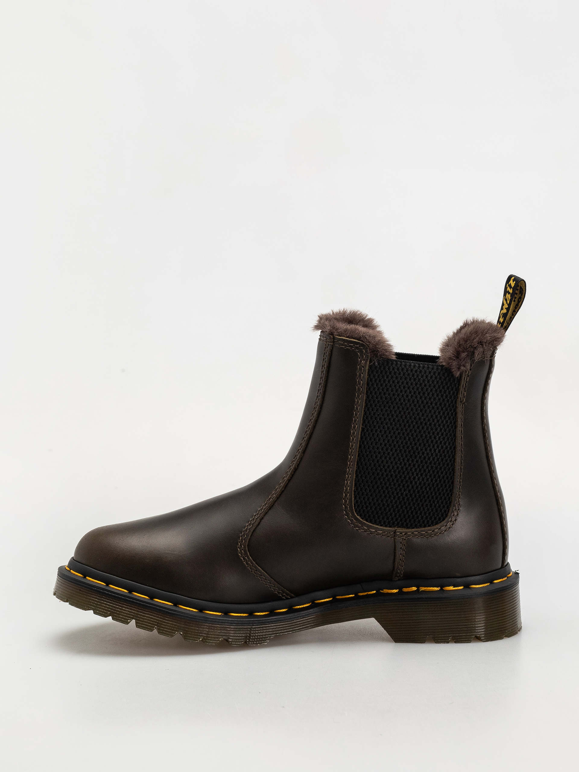 Topánky Dr. Martens 2976 Leonore Chelsea Wmn (dark taupe taupe orleans)