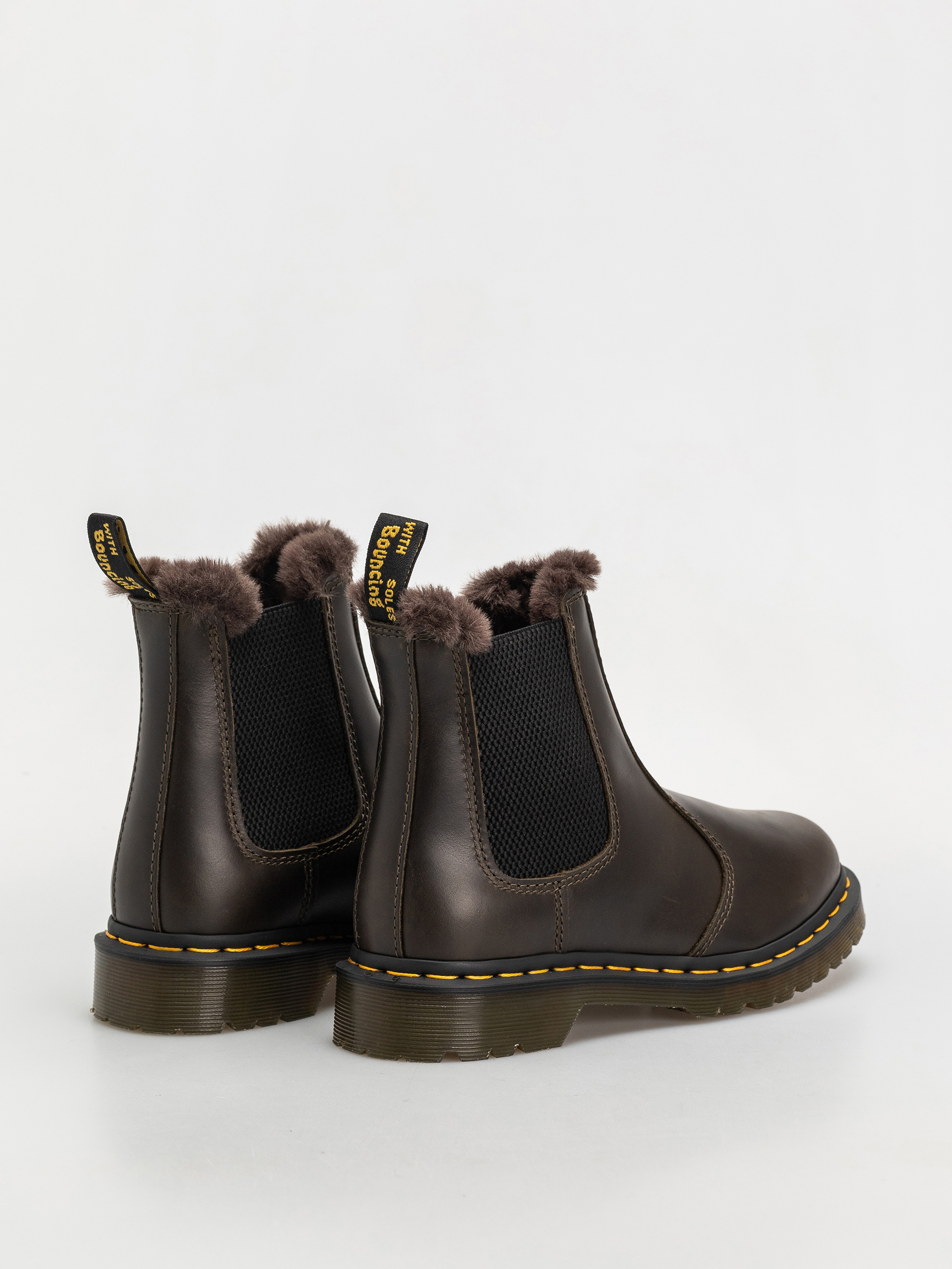 Topánky Dr. Martens 2976 Leonore Chelsea Wmn (dark taupe taupe orleans)