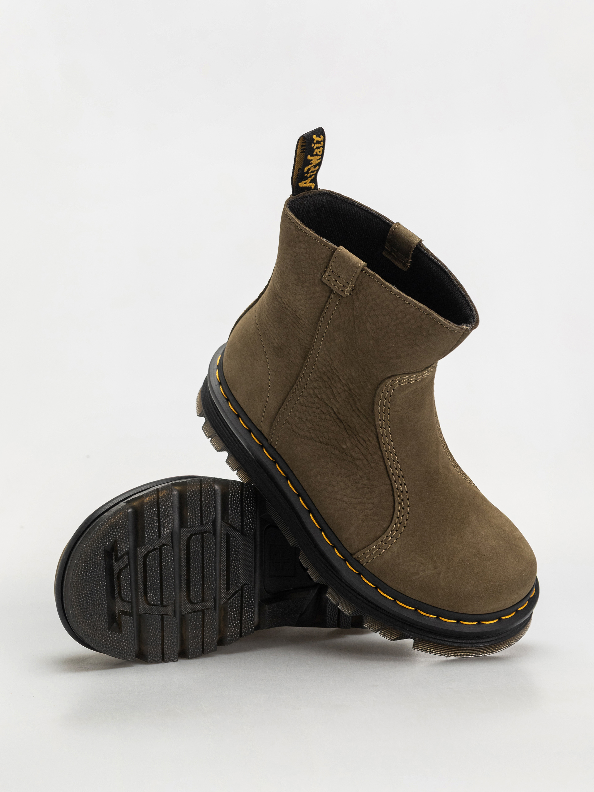 Topánky Dr. Martens ZebZag Rigger Rigger Wmn (dms olive milled nubuck wp)