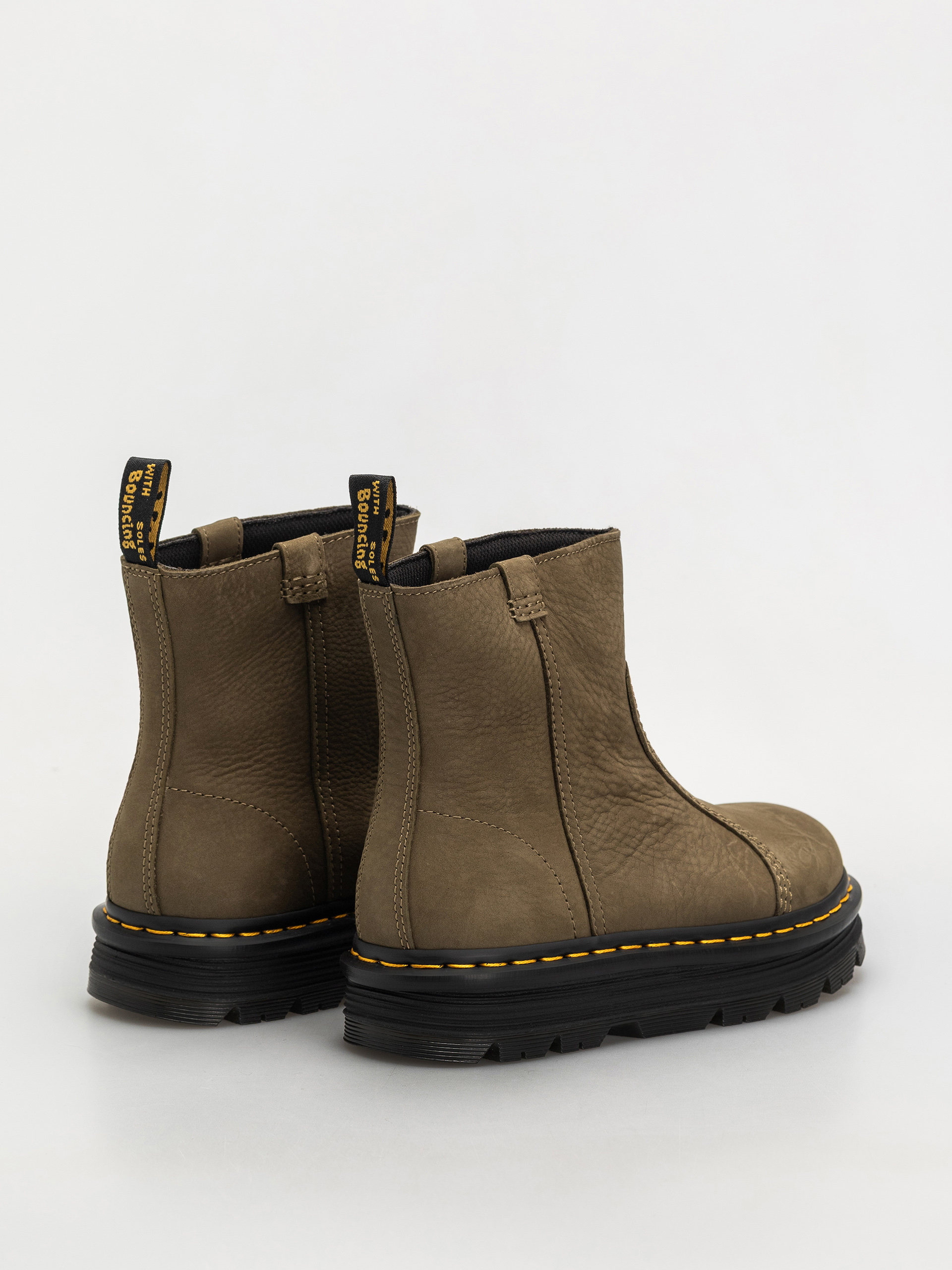 Topánky Dr. Martens ZebZag Rigger Rigger Wmn (dms olive milled nubuck wp)