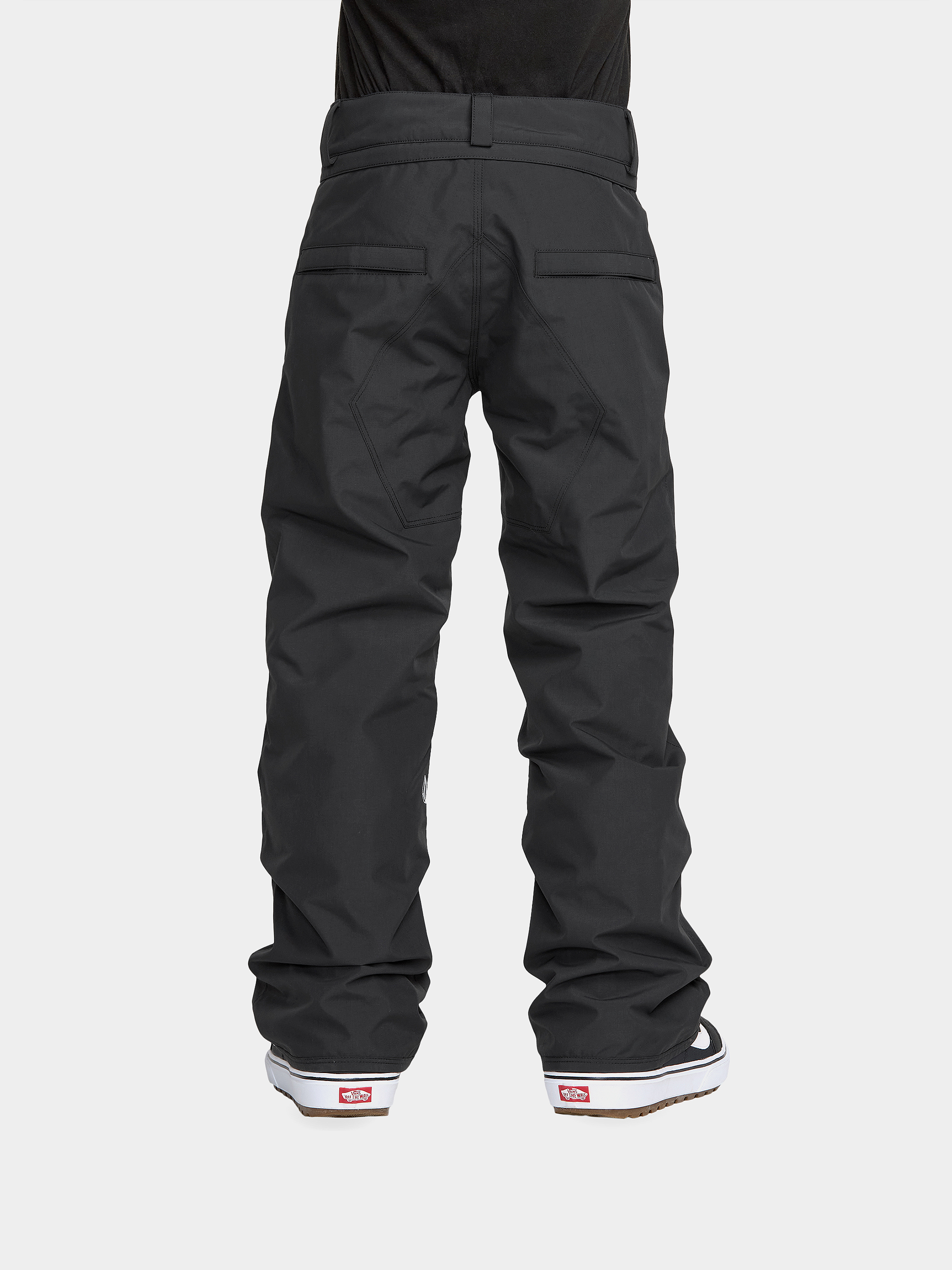 Snowboardové nohavice Volcom Freakin Chino Youth Ins JR (black)