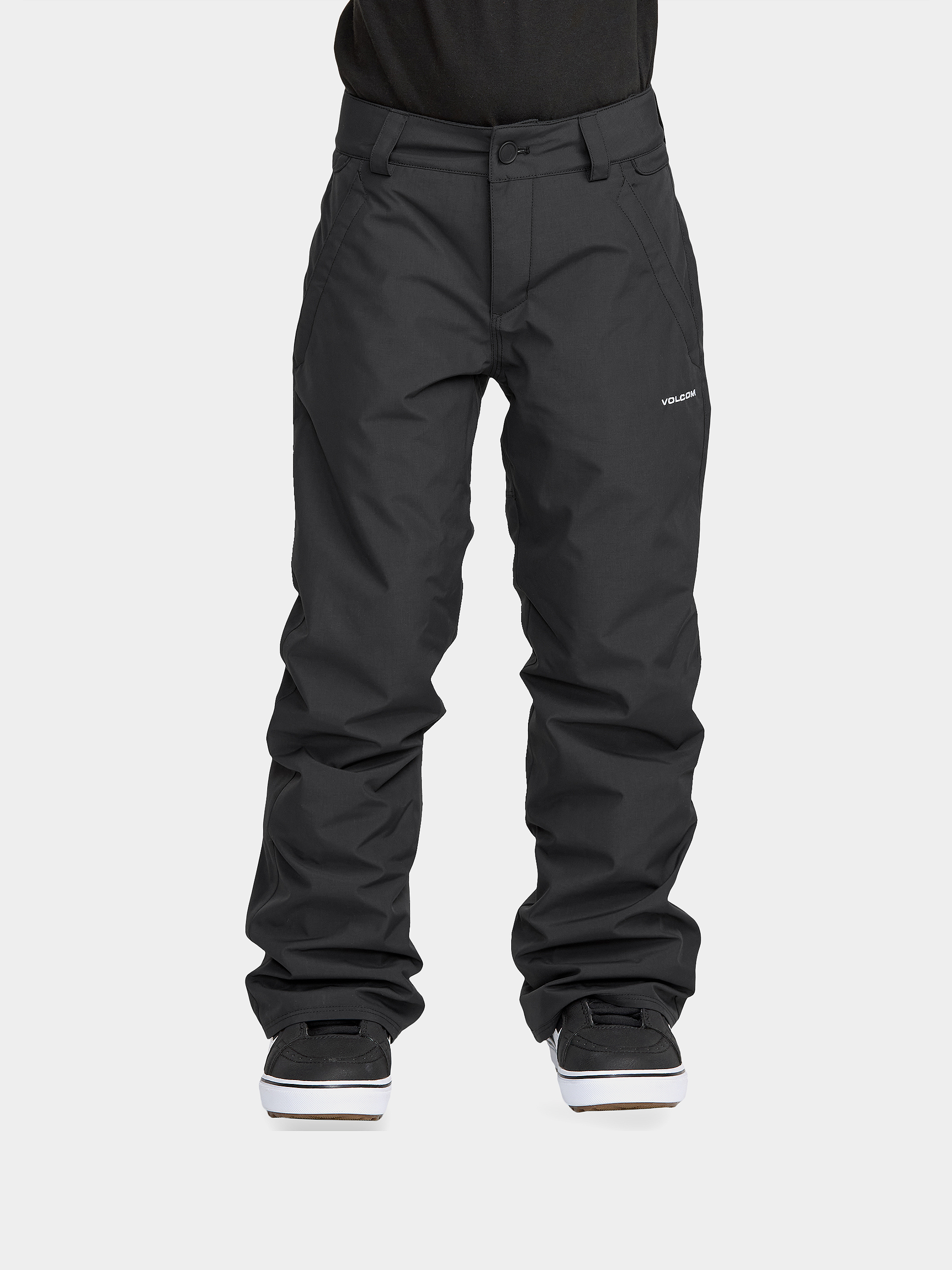 Snowboardovu00e9 nohavice Volcom Freakin Chino Youth Ins JR (black)