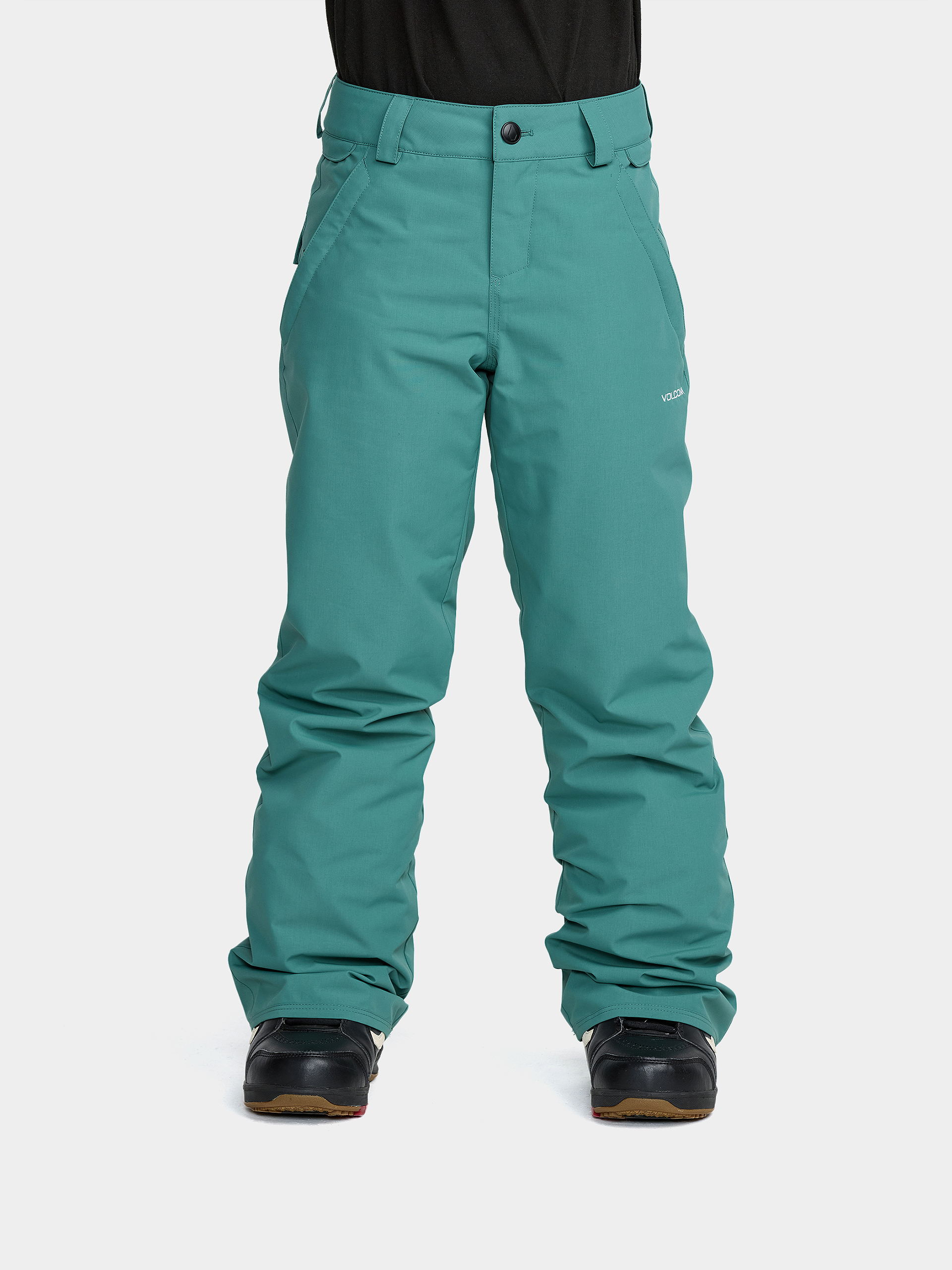 Snowboardové nohavice Volcom Frostique Ins JR (spruce green)
