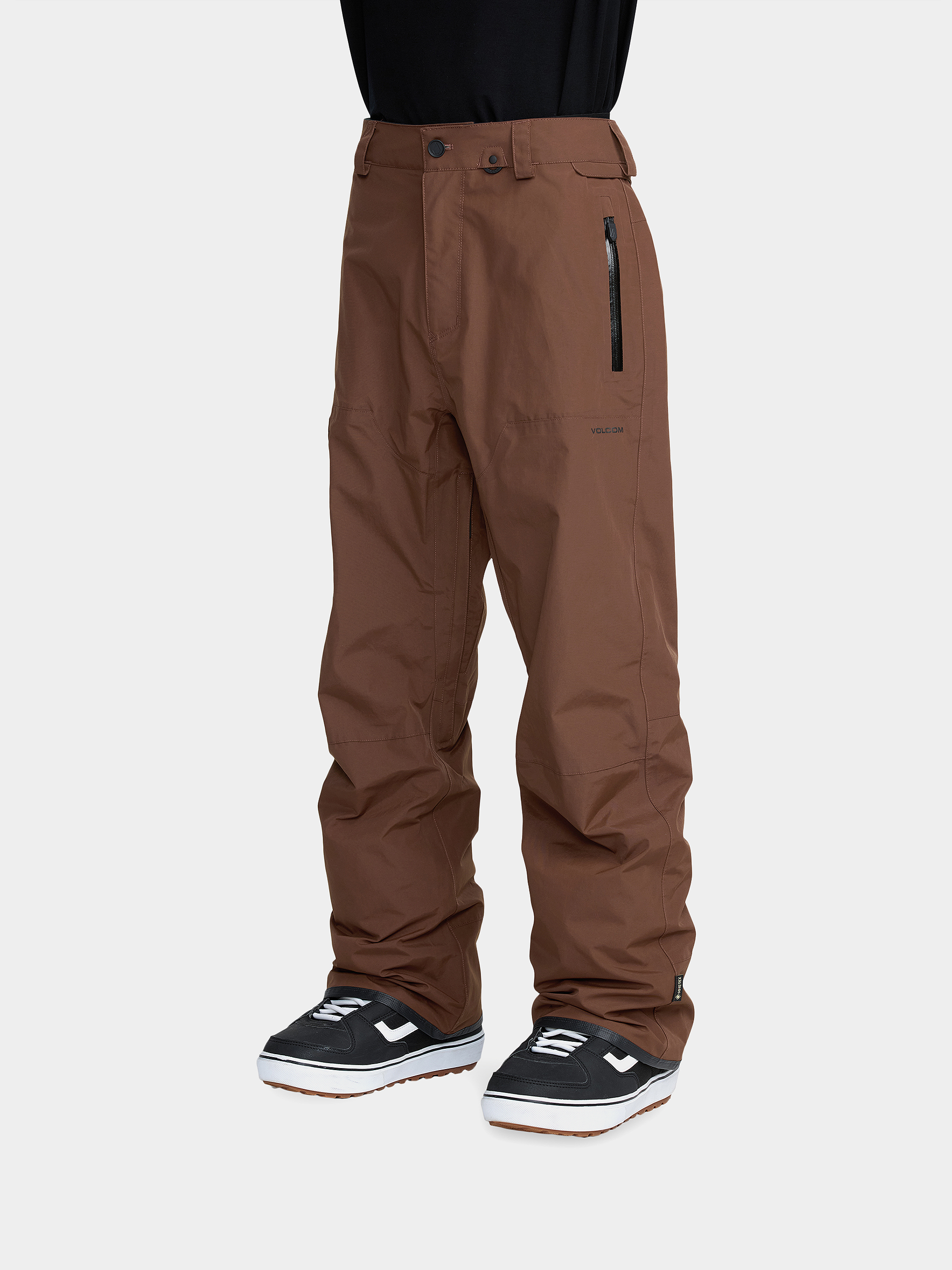 Pánske Snowboardové nohavice Volcom L Gore Tex (brown)