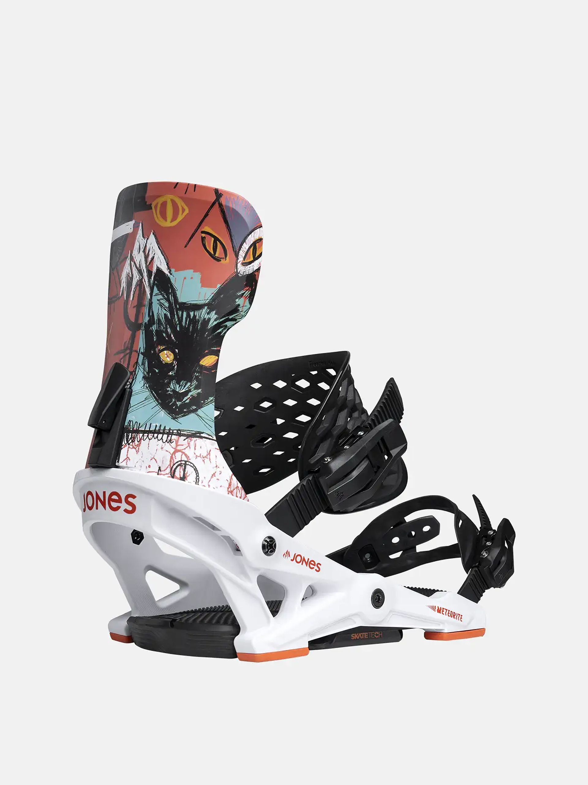 Snowboardovu00e9 viazanie Jones Snowboards Meteorite (rallycat white)