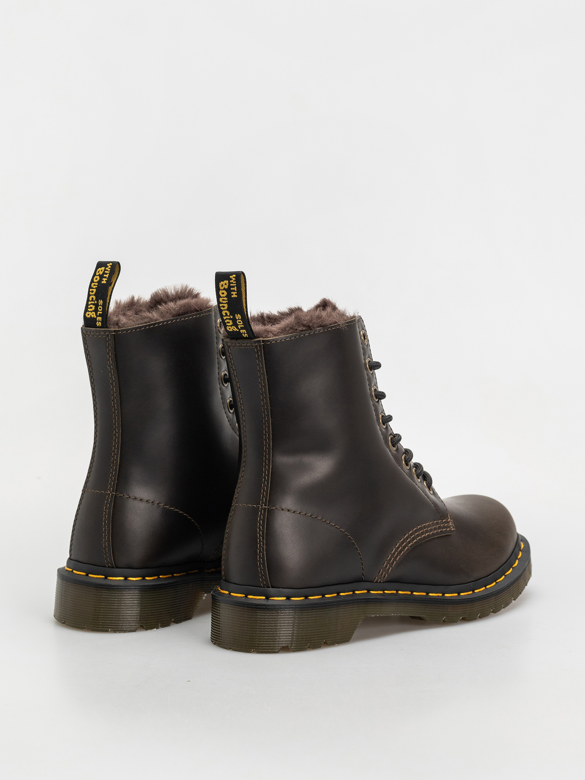 Topánky Dr. Martens 1460 Serena Wmn (dark taupe taupe orleans)