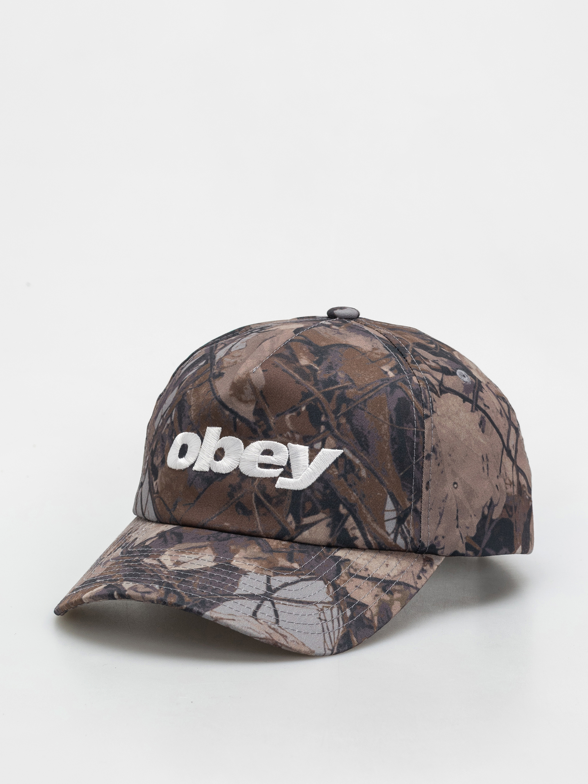 Šiltovka OBEY Obey Delta 5 Panel Strapback (fence camo multi)