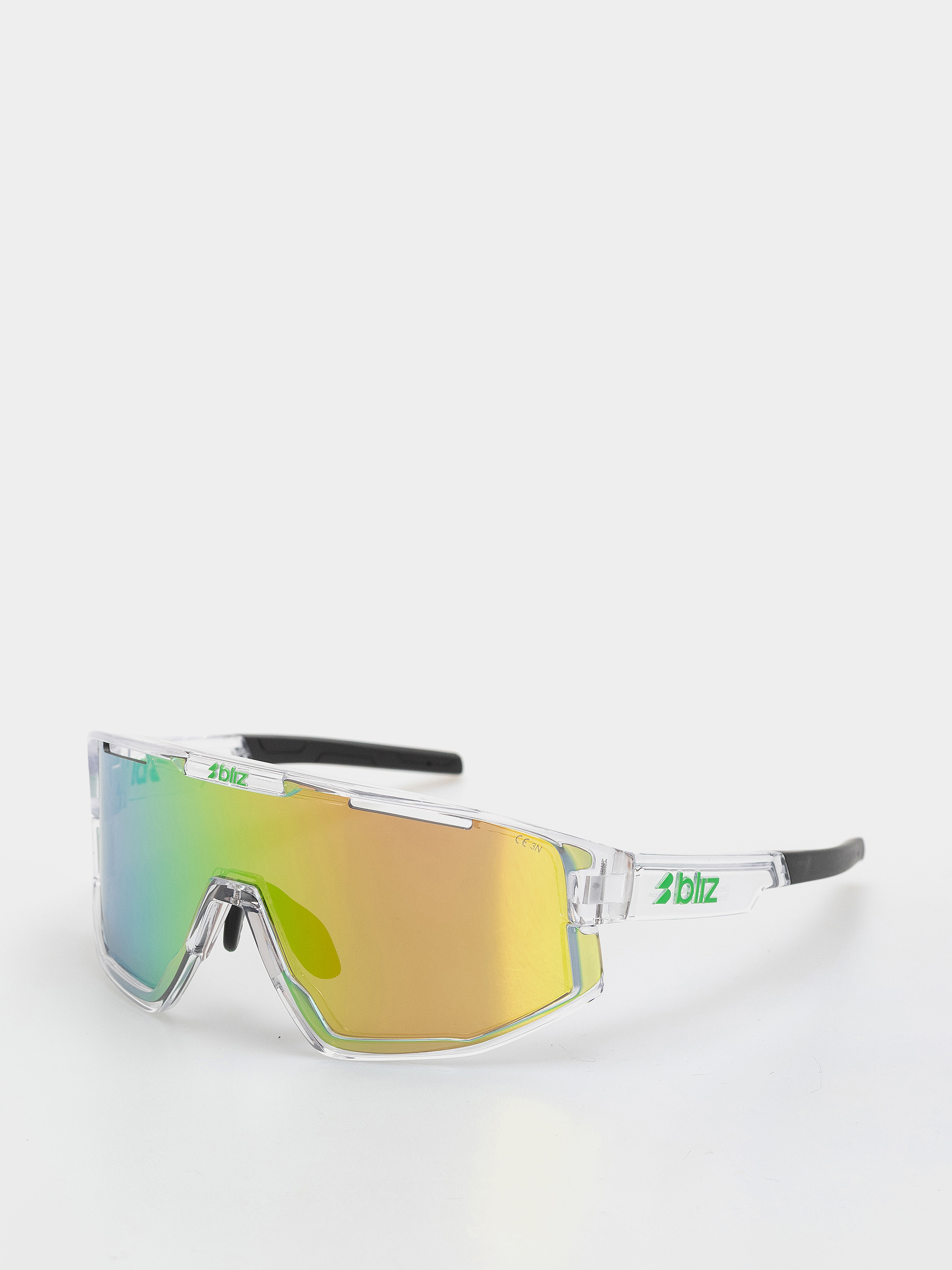 Slnečné okuliare Bliz Fusion (transparent white/brown w green multi)