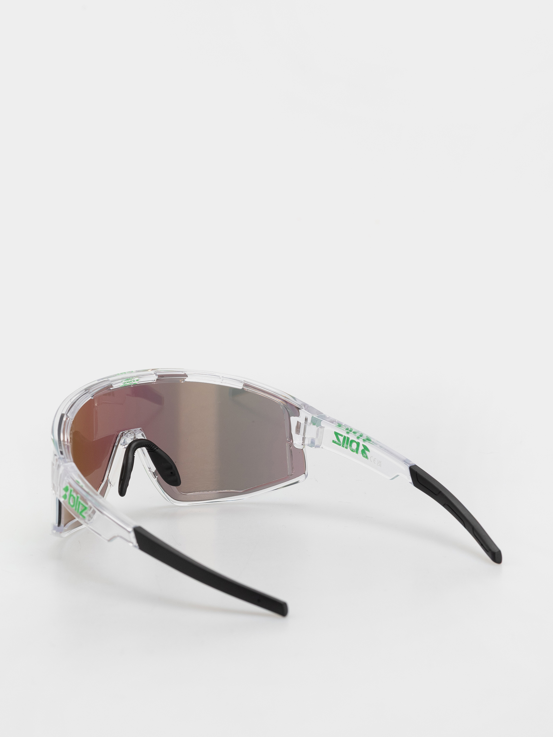 Slnečné okuliare Bliz Fusion (transparent white/brown w green multi)