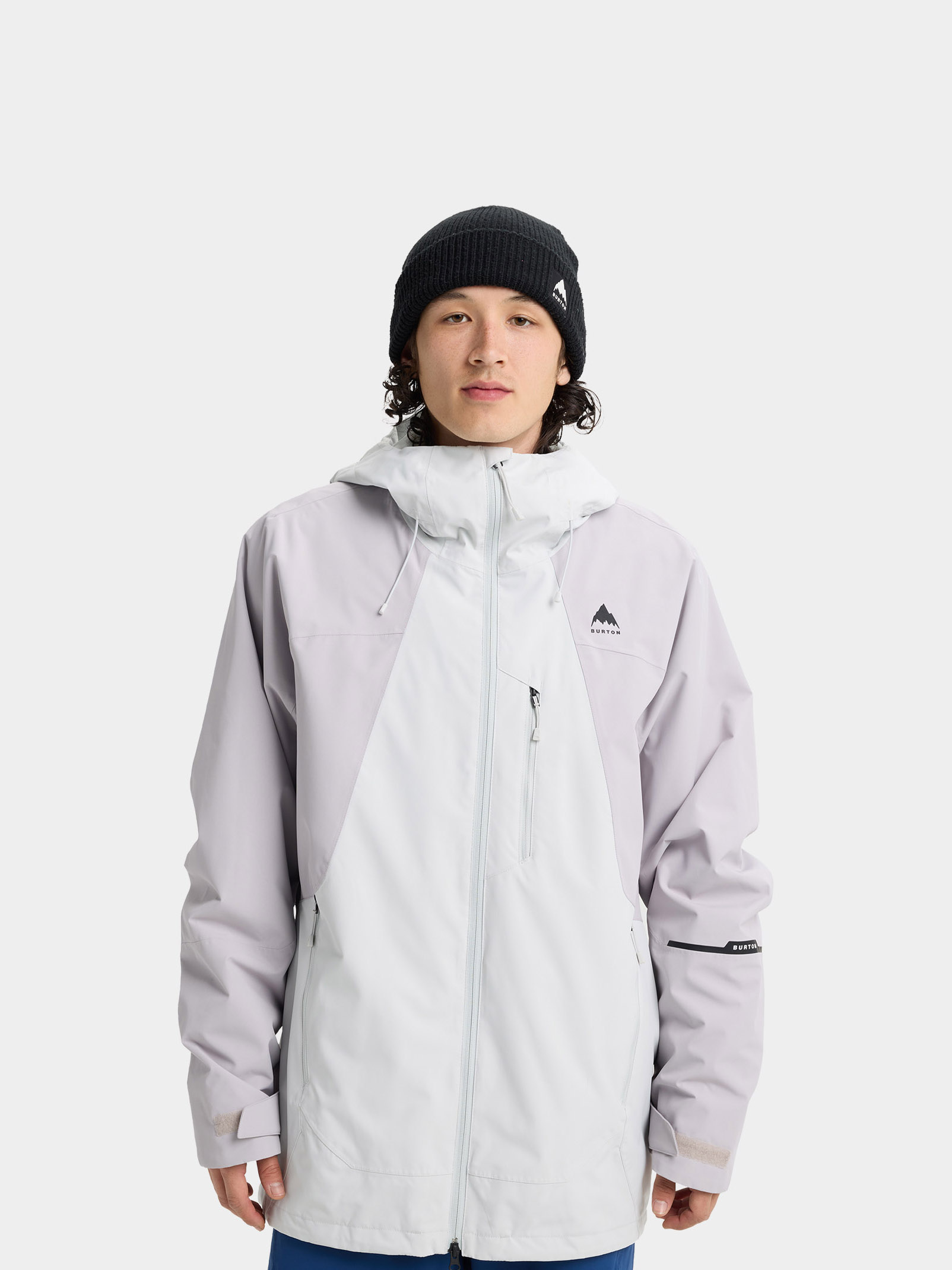Snowboardovu00e1 bunda Burton Reserve 2L (gray cloud/washed lavender)