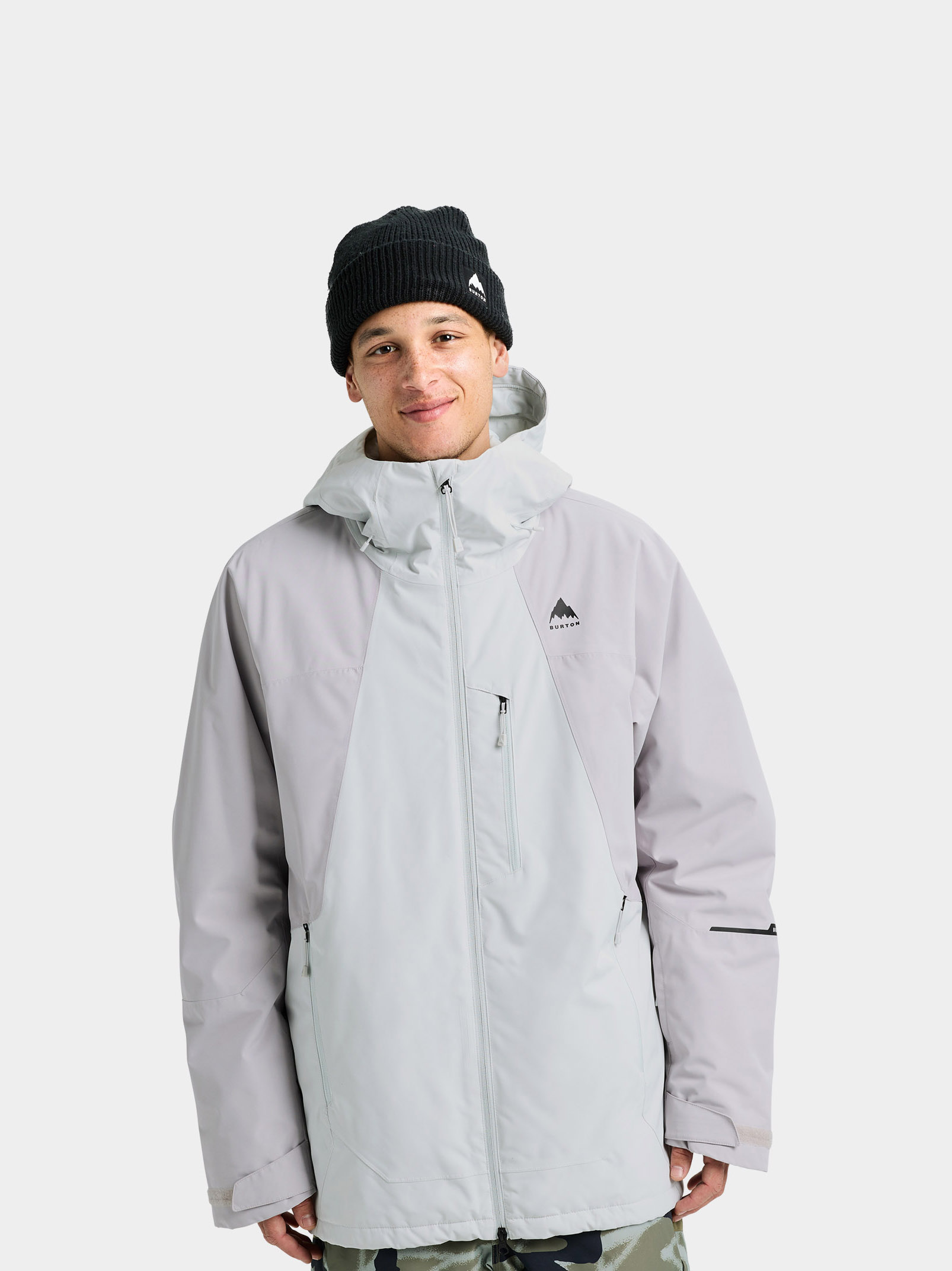 Snowboardová bunda Burton Reserve 2L Insulated (gray cloud/washed lavender)