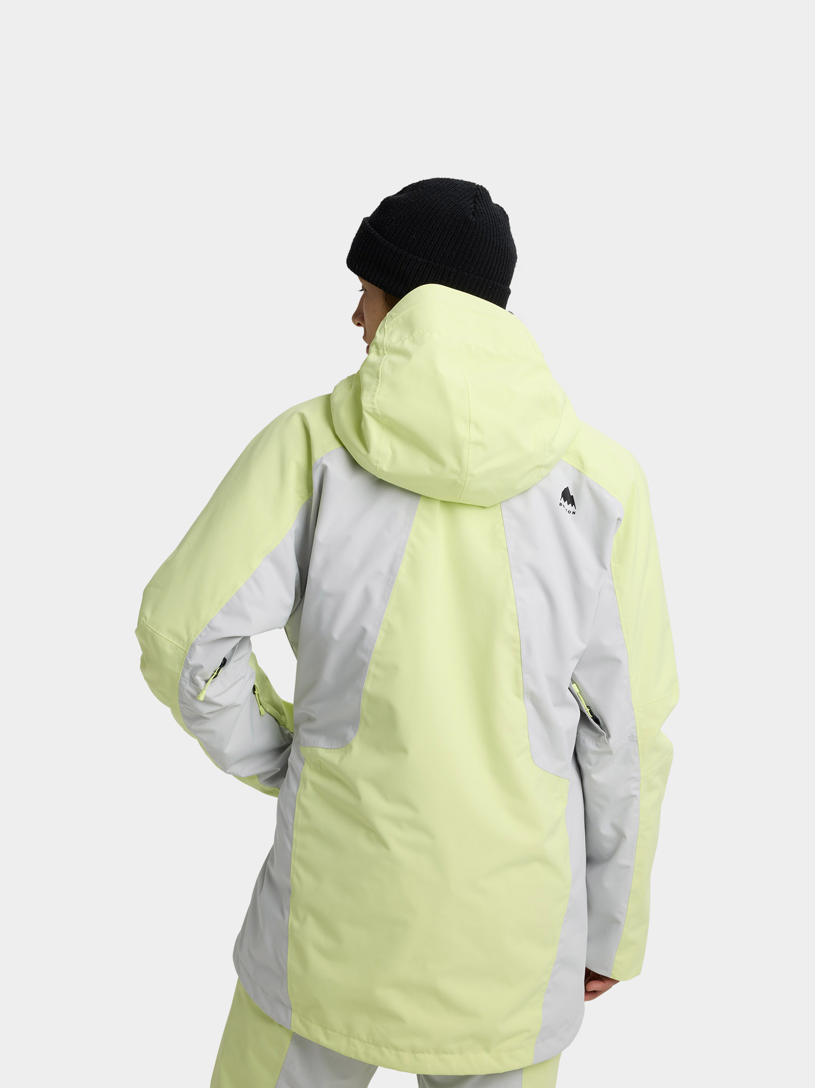 Pánska Snowboardová bunda Burton Reserve 2L 3 In 1 (glow yellow green/gray cloud)