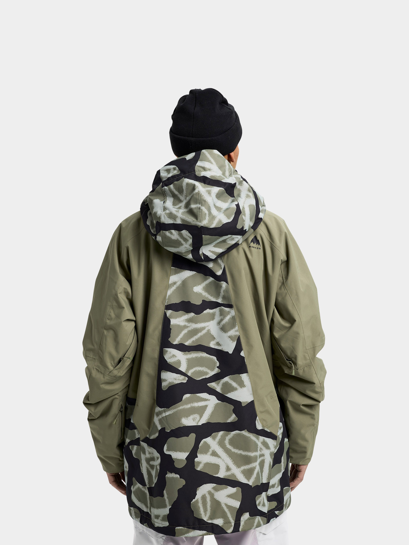 Pánska Snowboardová bunda Burton Reserve 2L Insulated (graffiti camo/forest moss)