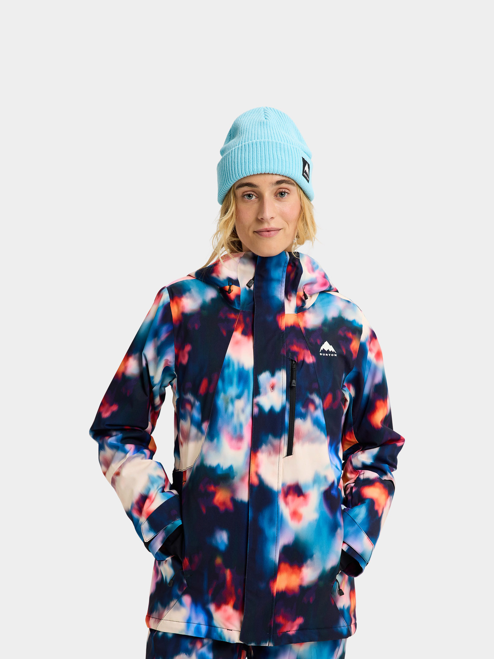 Snowboardovu00e1 bunda Burton Reserve 2L Ins Stretch Wmn (floral blur)
