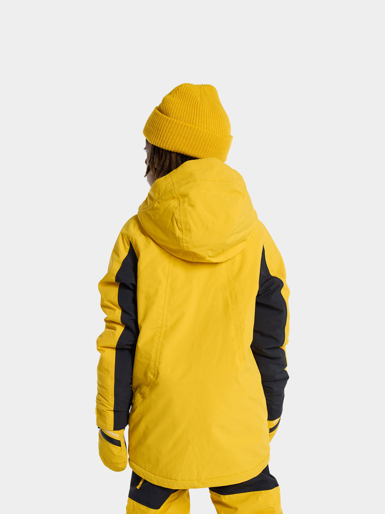 Snowboardová bunda Burton Hillslope JR (goldenrod/true black)
