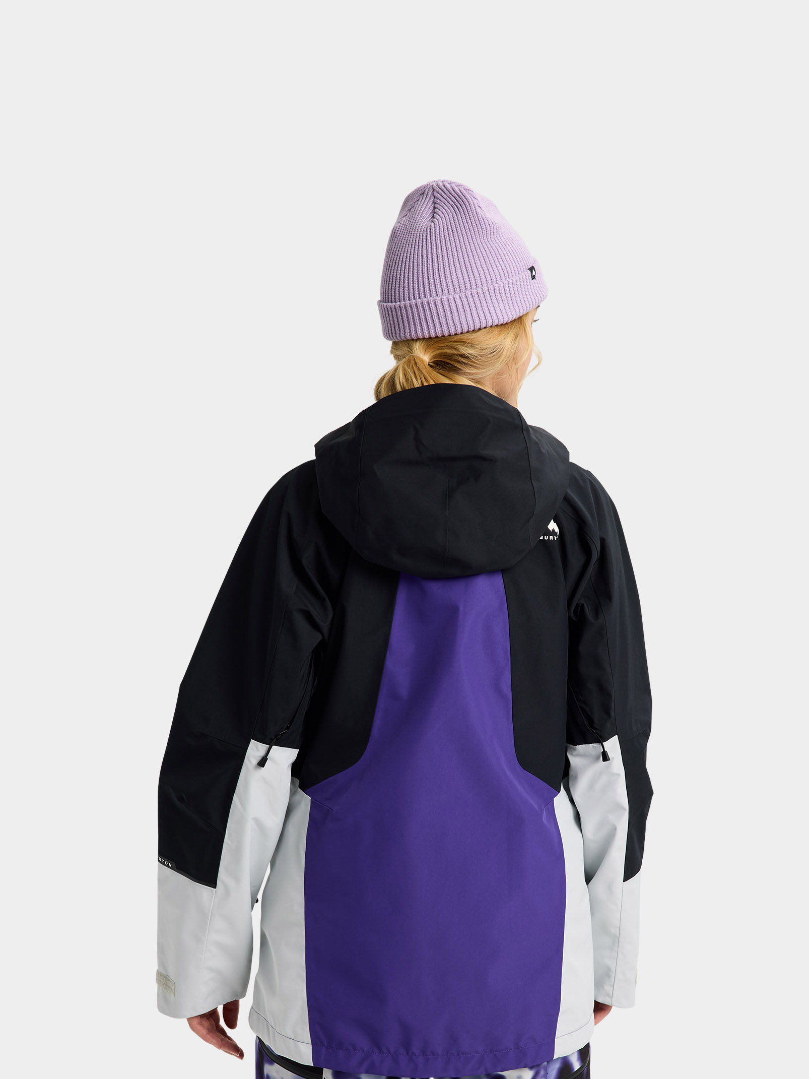 Dámska Snowboardová bunda Burton Reserve Gore Tex 2L (prism violet/true black/gray cloud)