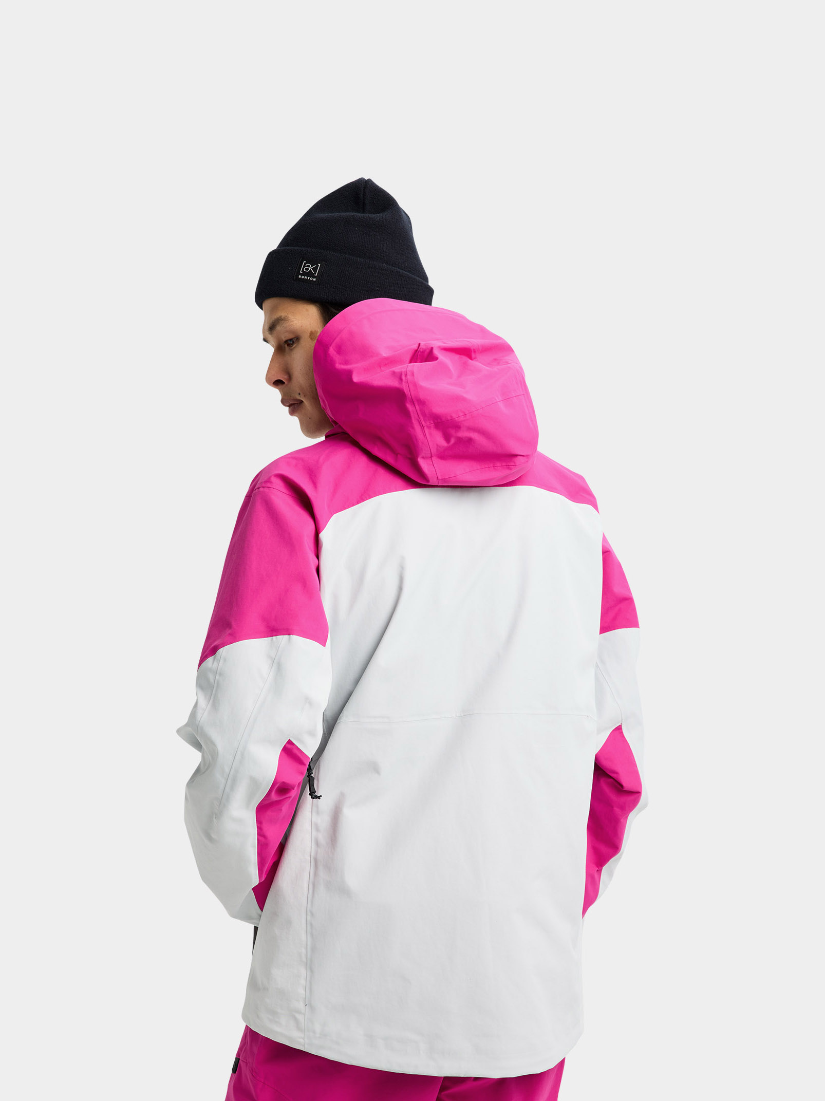 Pánska Snowboardová bunda Burton Ak Gore Tex Cyclic 2L (very berry/gray cloud)