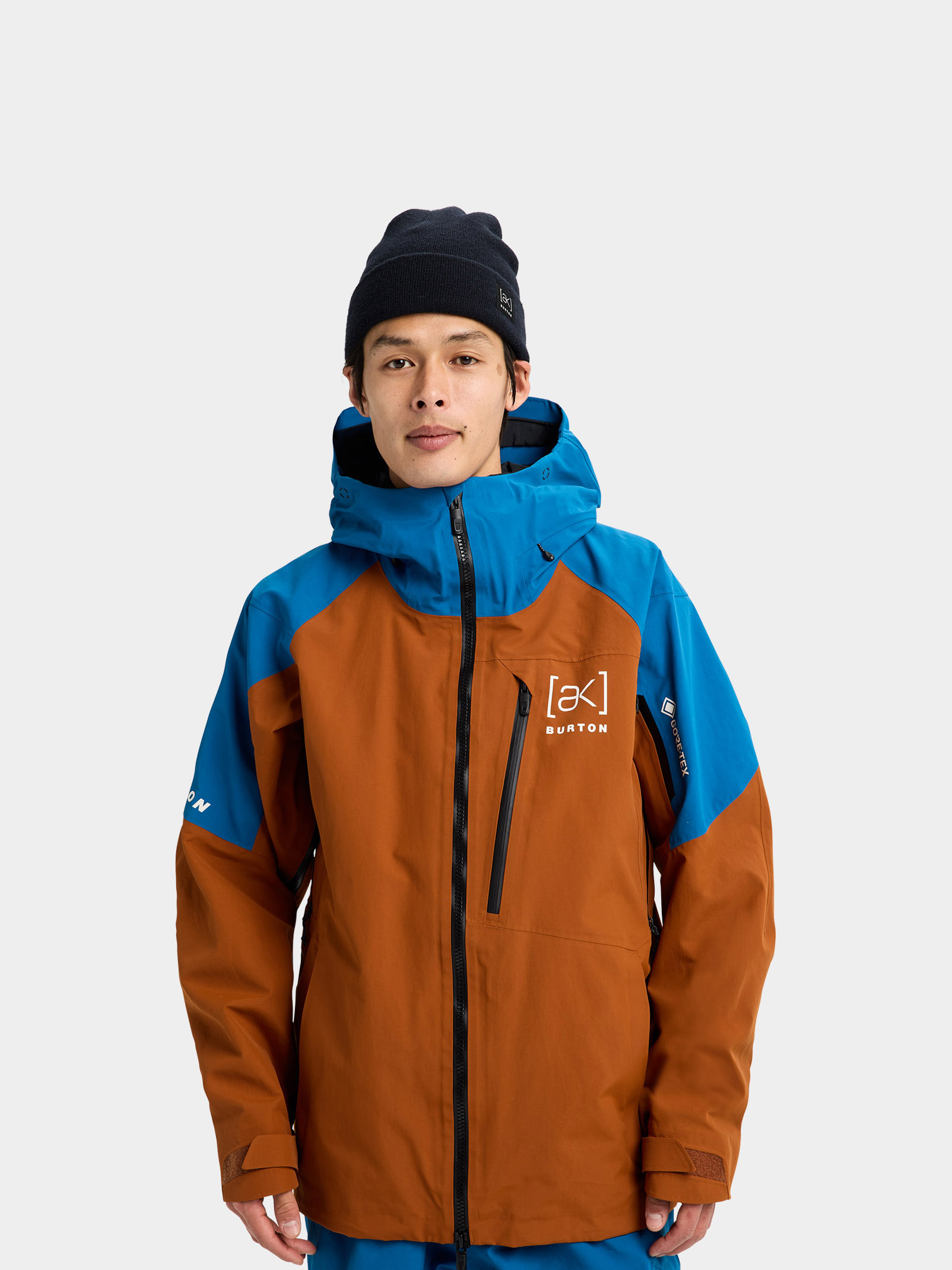 Pánska Snowboardová bunda Burton Ak Gore Tex Cyclic 2L (chestnut brown/blue teal)