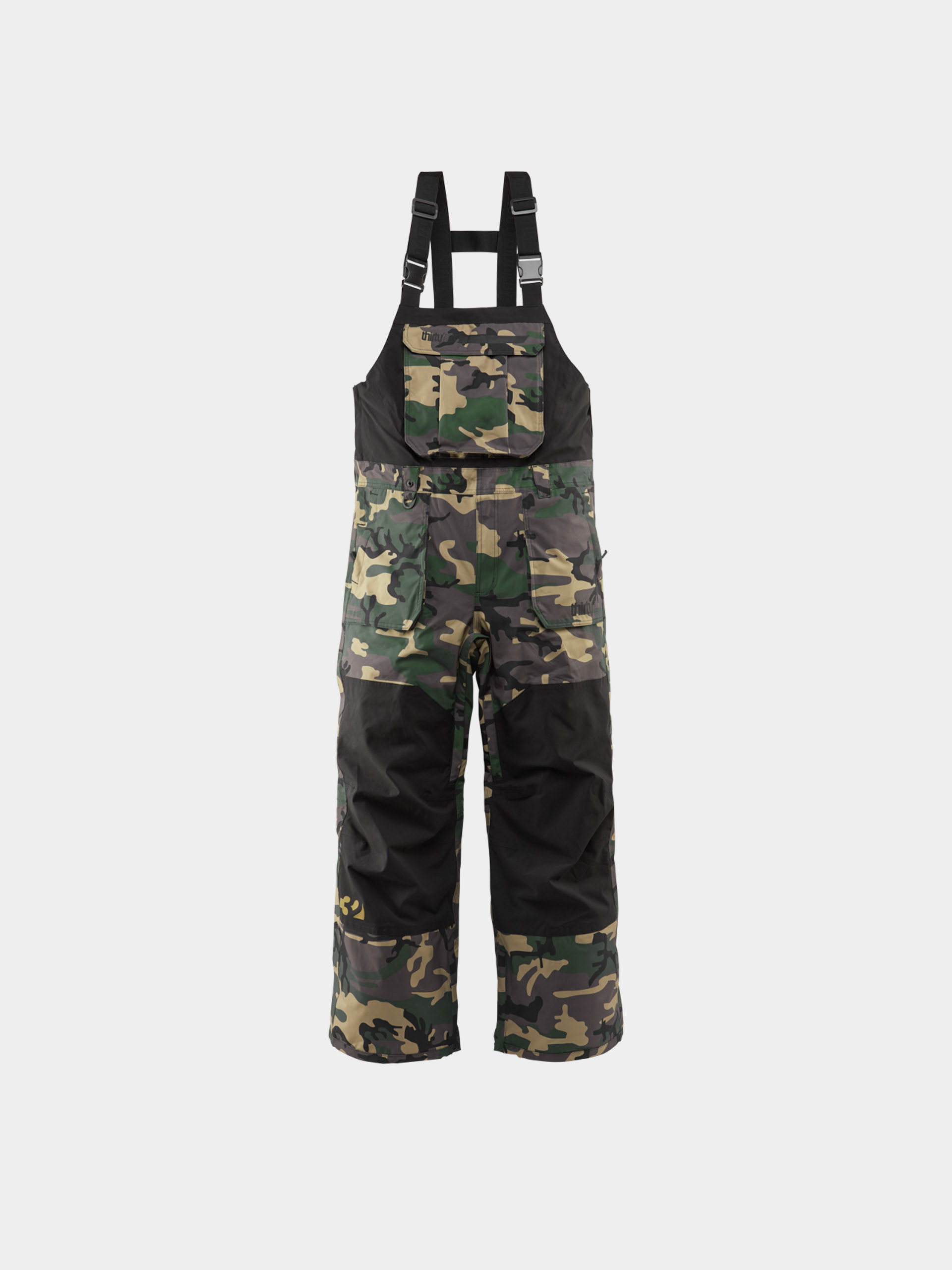 Snowboardové nohavice ThirtyTwo Basement Bib (camo)