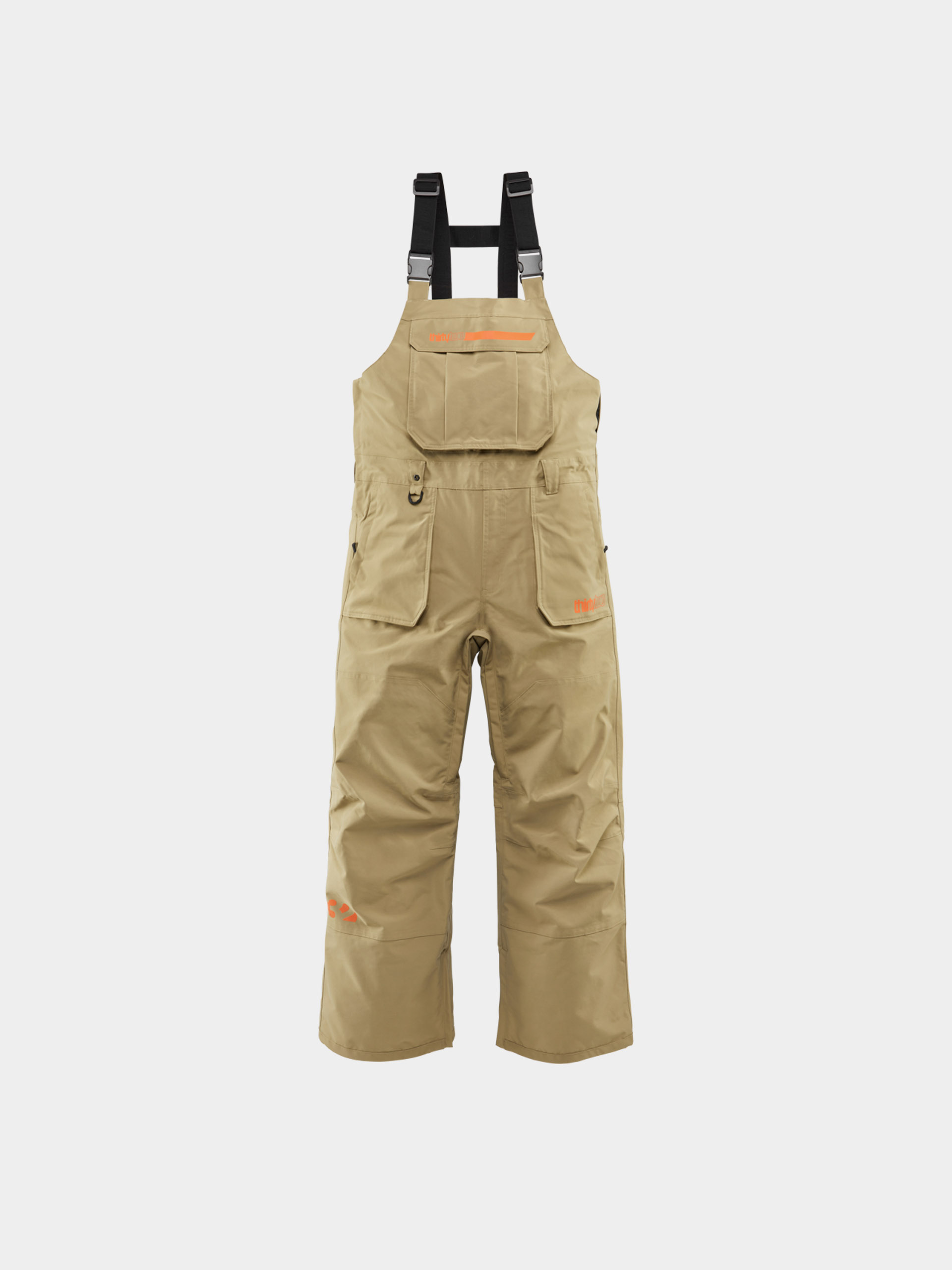 Snowboardovu00e9 nohavice ThirtyTwo Basement Bib (khaki)
