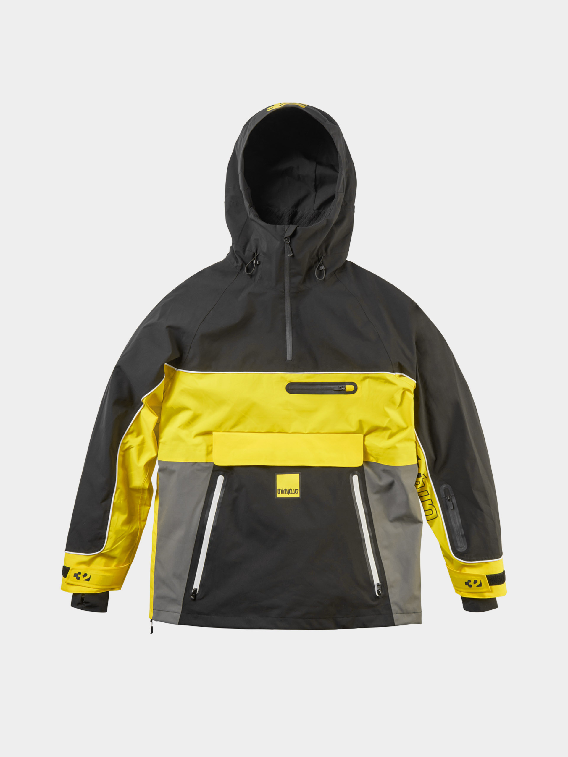 Snowboardová bunda ThirtyTwo Light Anorak (black/yellow)