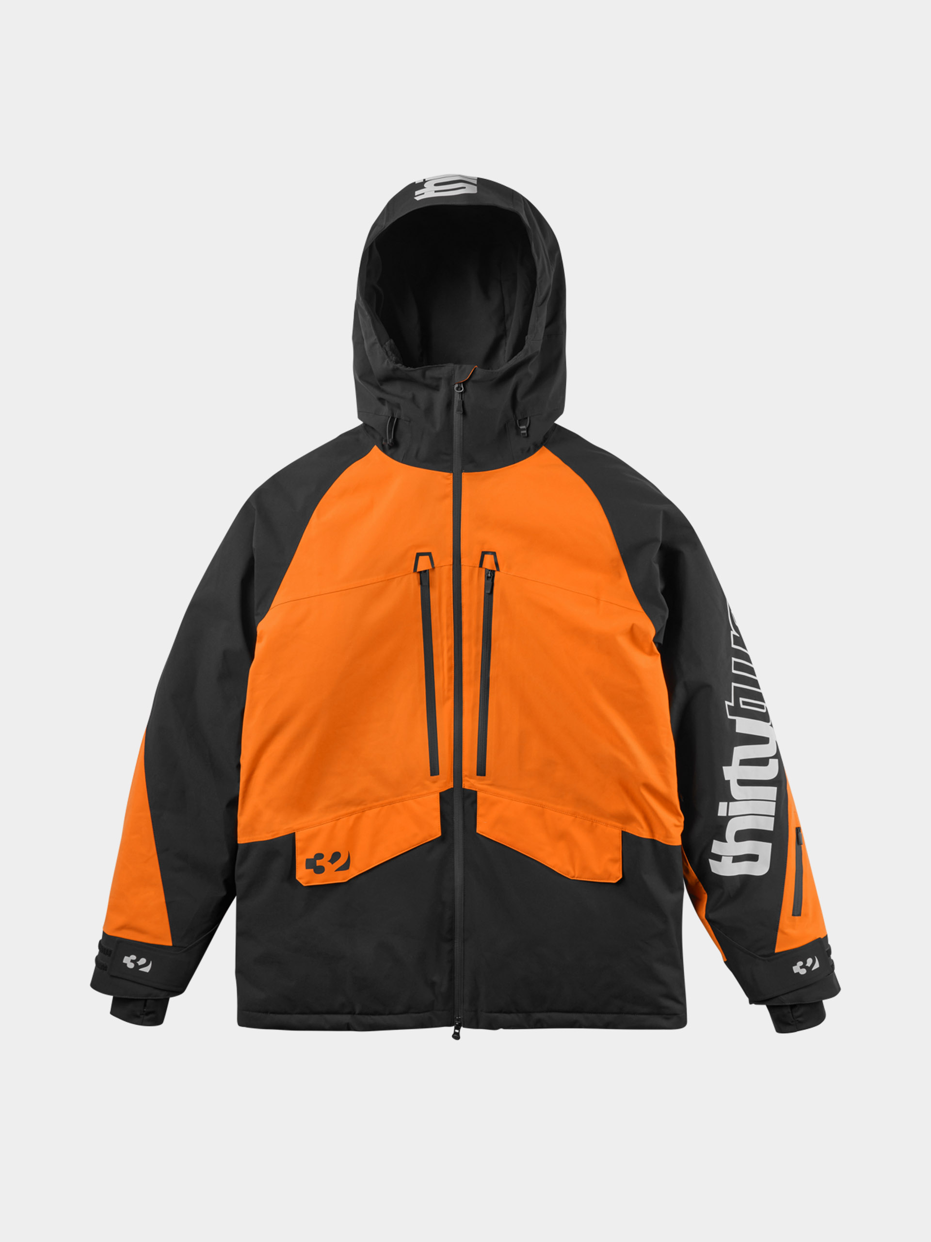 Snowboardovu00e1 bunda ThirtyTwo Lashed Insulated (black/orange)