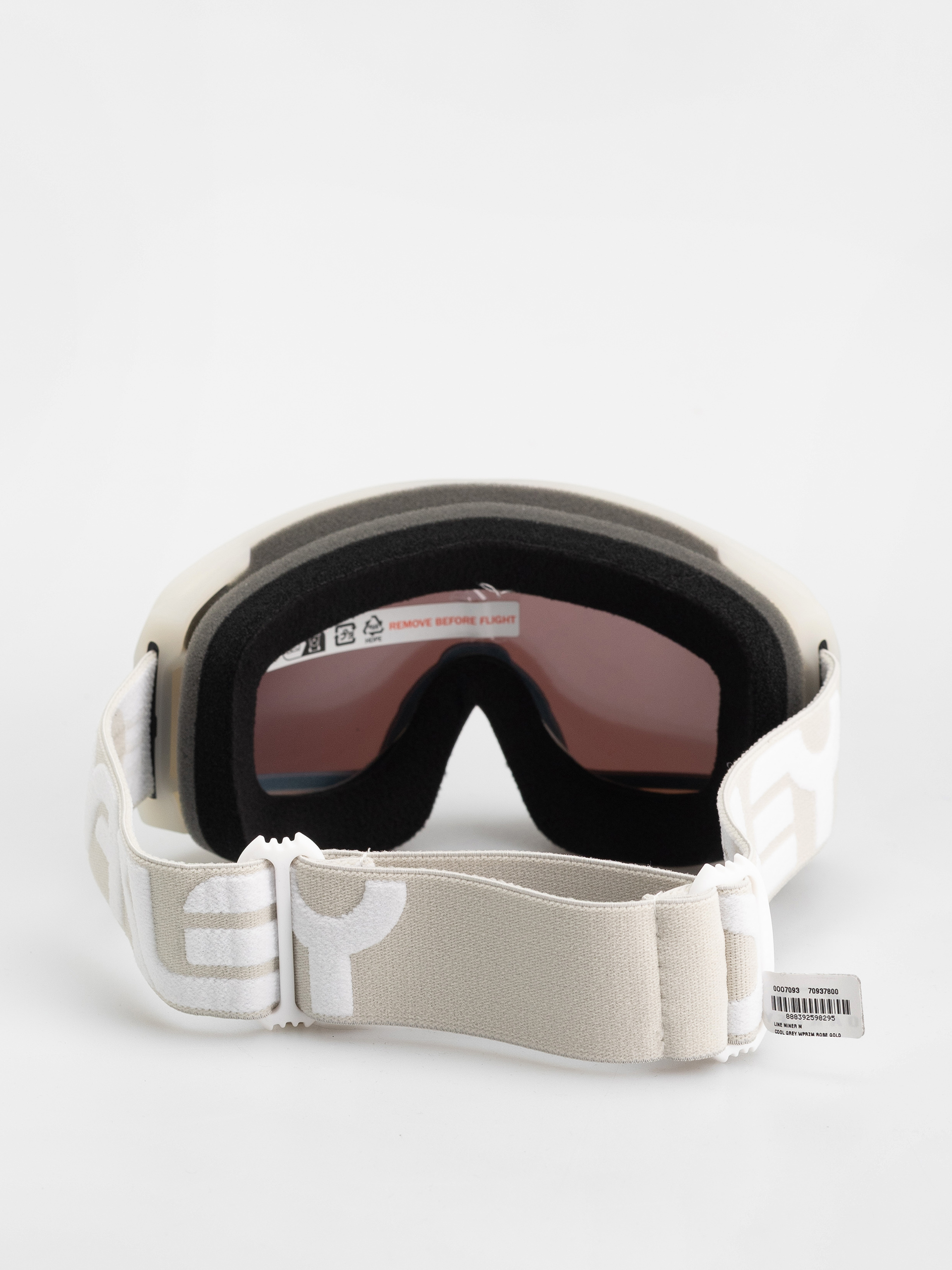 Snowboardové okuliare Oakley Line Miner M (matte b1b cool grey/prizm rose gold iridium)