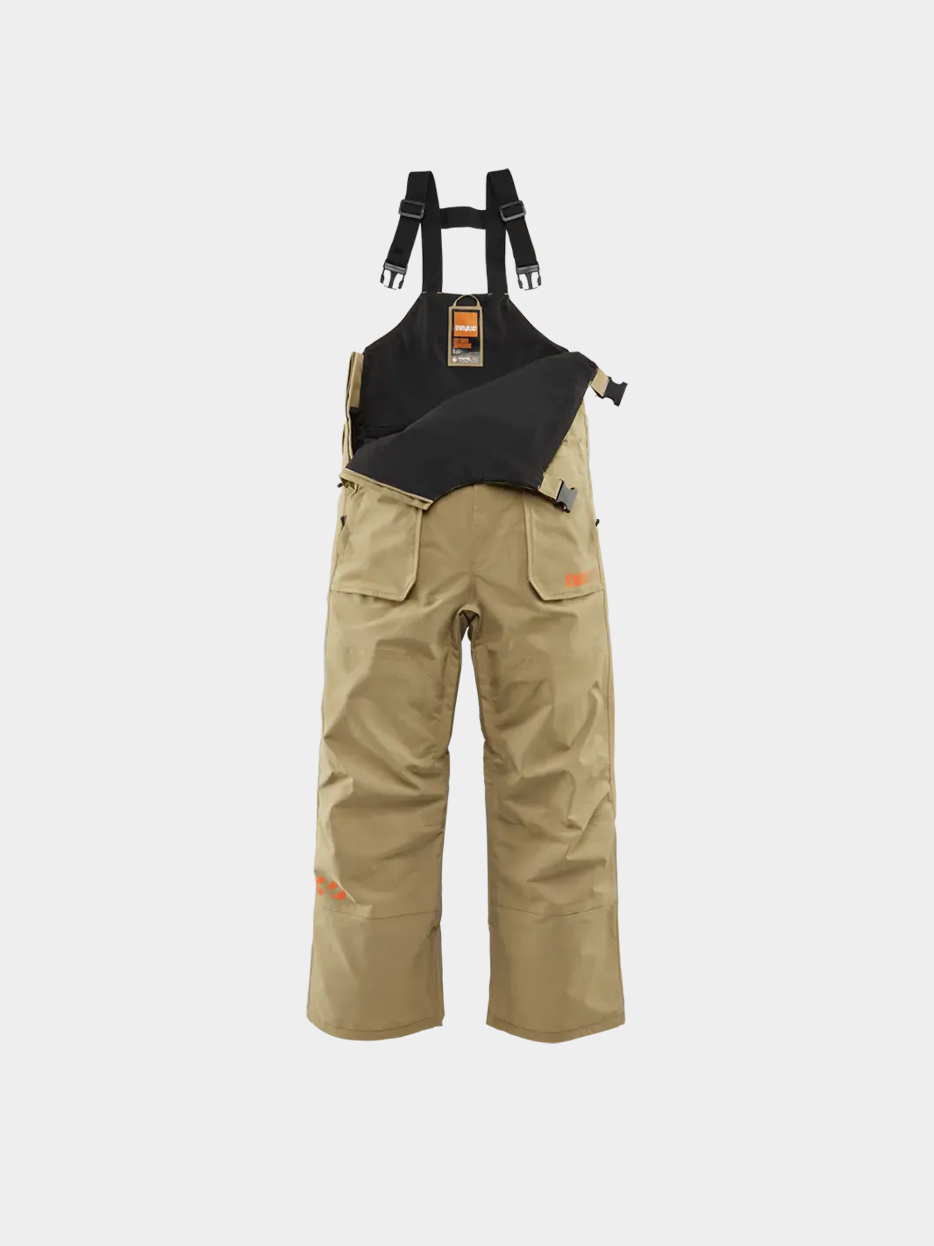 Pánske Snowboardové nohavice ThirtyTwo Basement Bib (khaki)