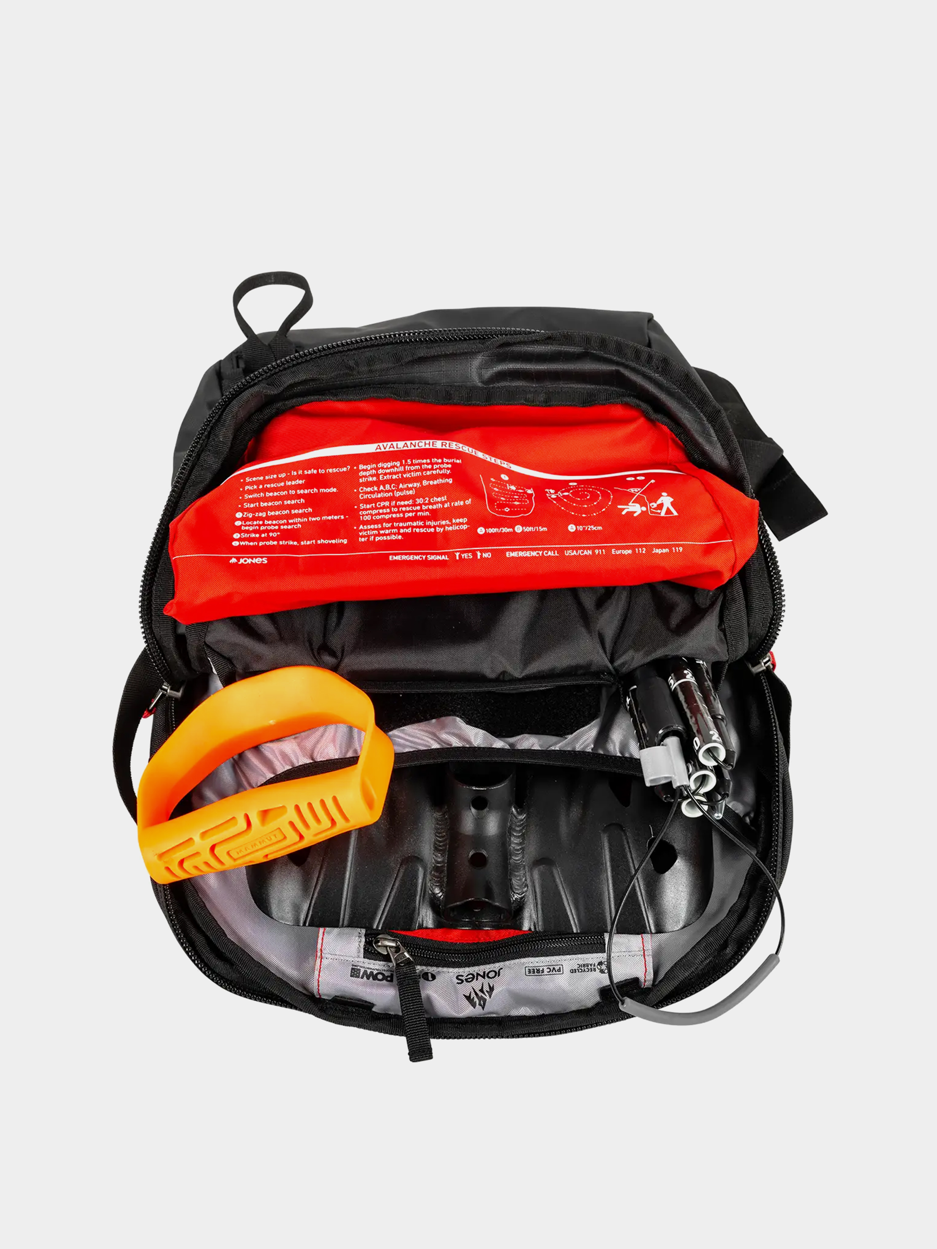 Batoh Jones Snowboards Deeper 19L (stealth black)