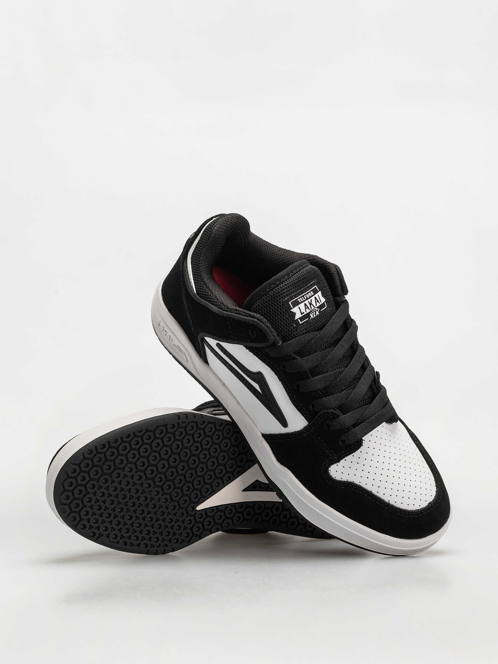Topánky Lakai Telford Low (black/white leather)