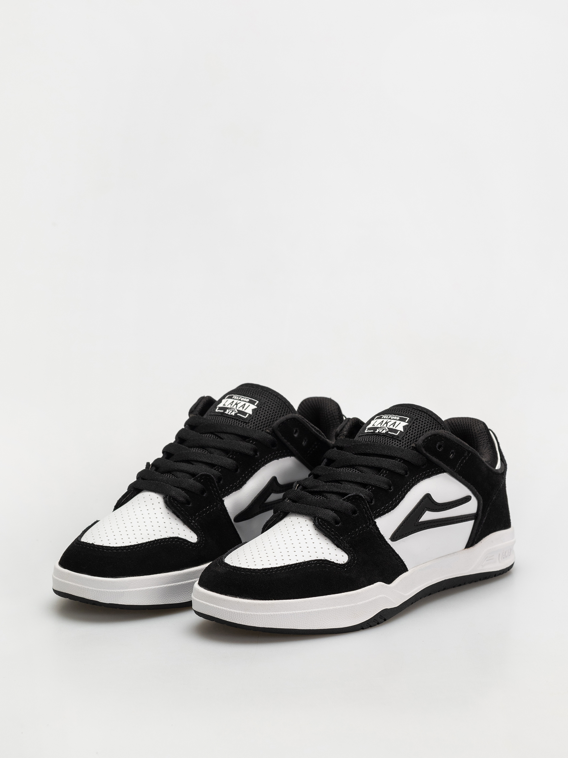 Topánky Lakai Telford Low (black/white leather)