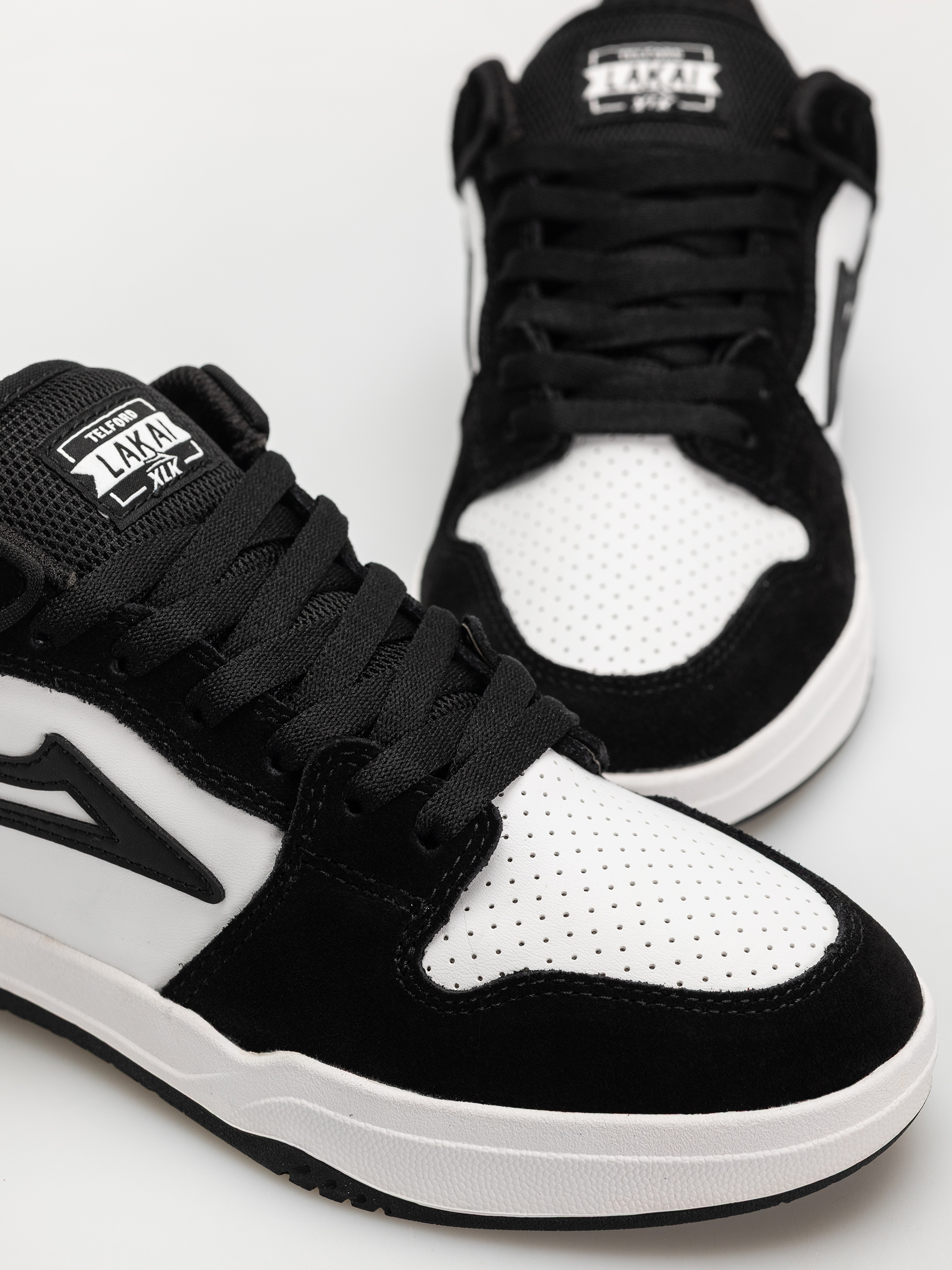 Topánky Lakai Telford Low (black/white leather)