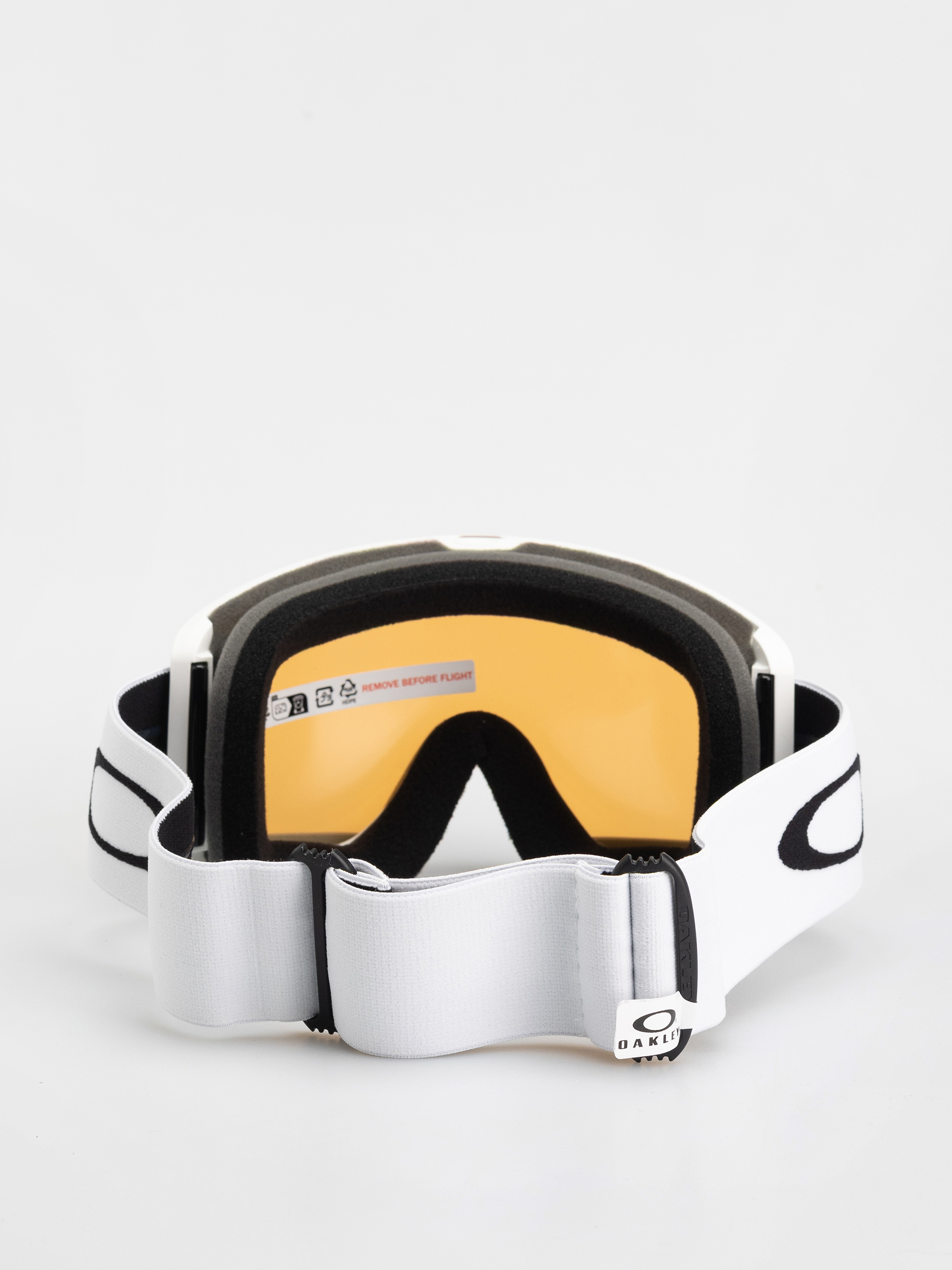 Snowboardové okuliare Oakley Target Line L (matte white/persimmon)