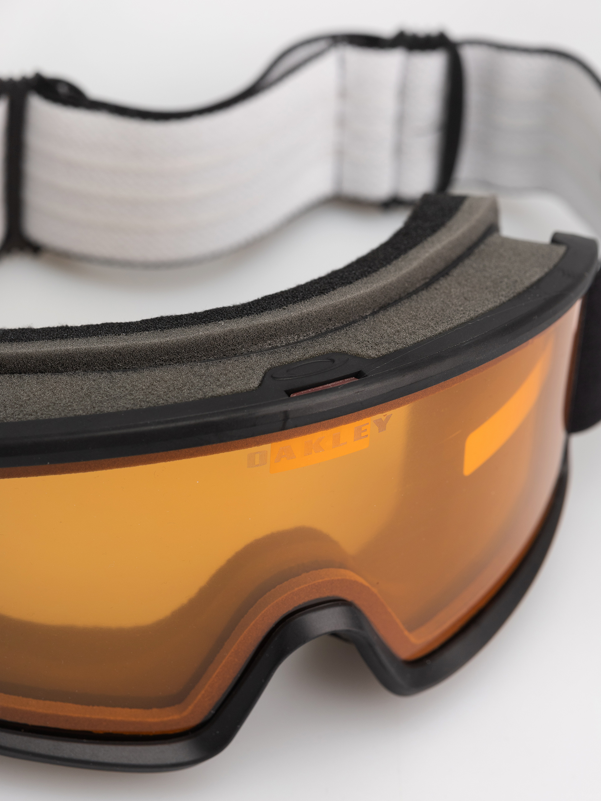 Snowboardové okuliare Oakley Target Line S JR (matte black/persimmon)
