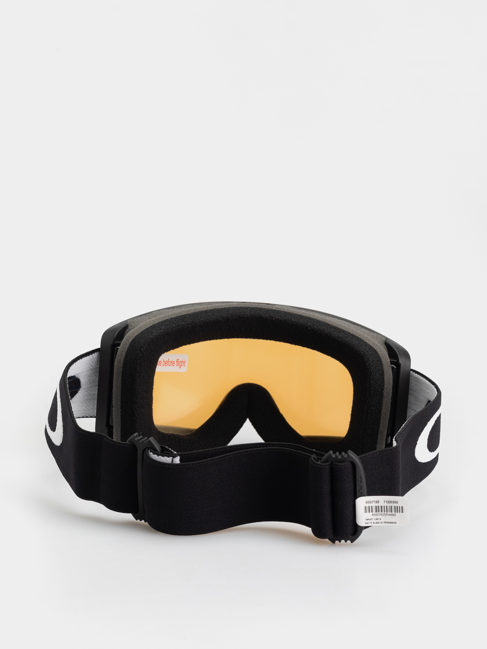 Snowboardové okuliare Oakley Target Line S JR (matte black/persimmon)