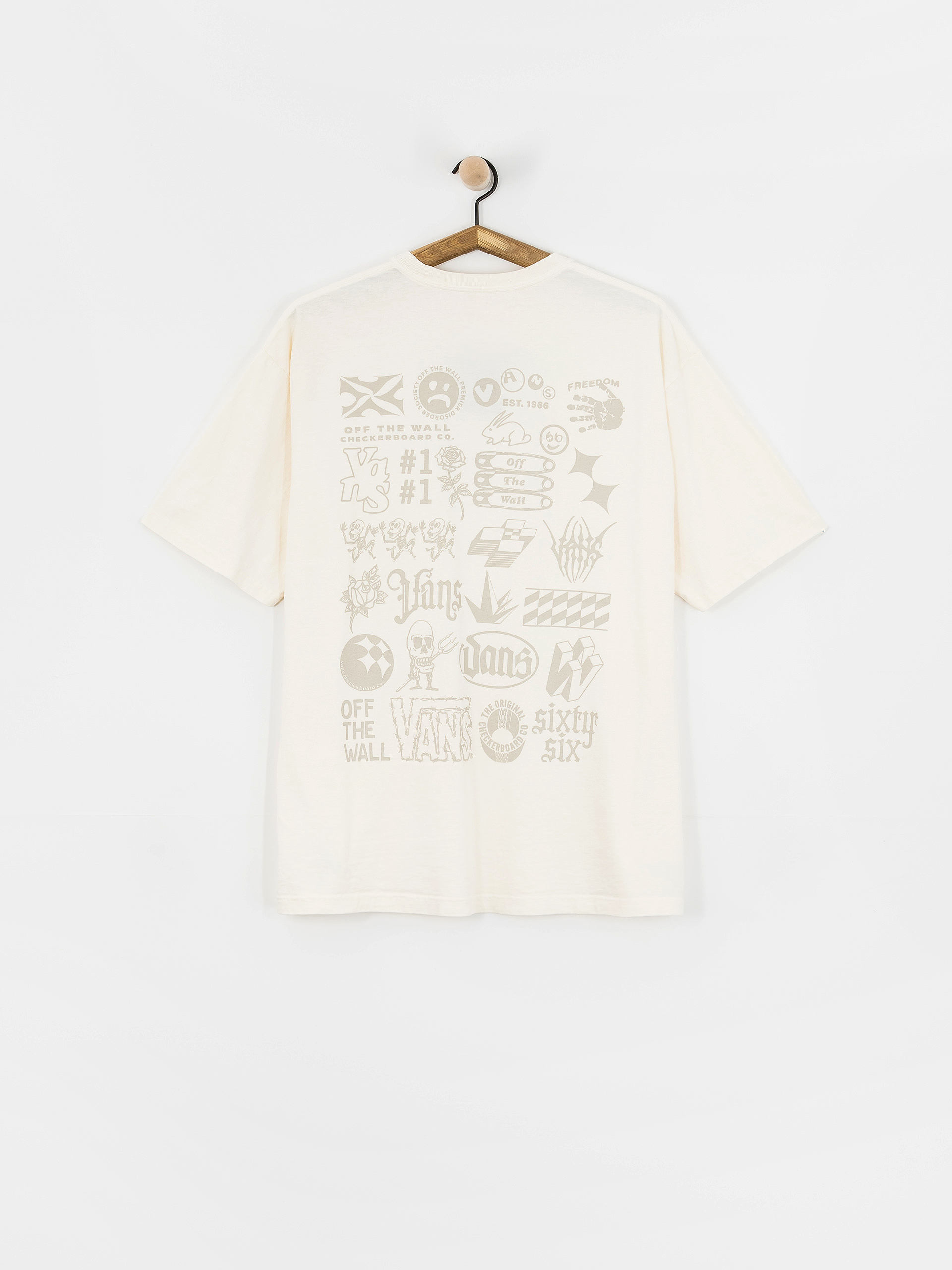 Tričko Vans Mixed Lot (mountain essentials marshmallow)