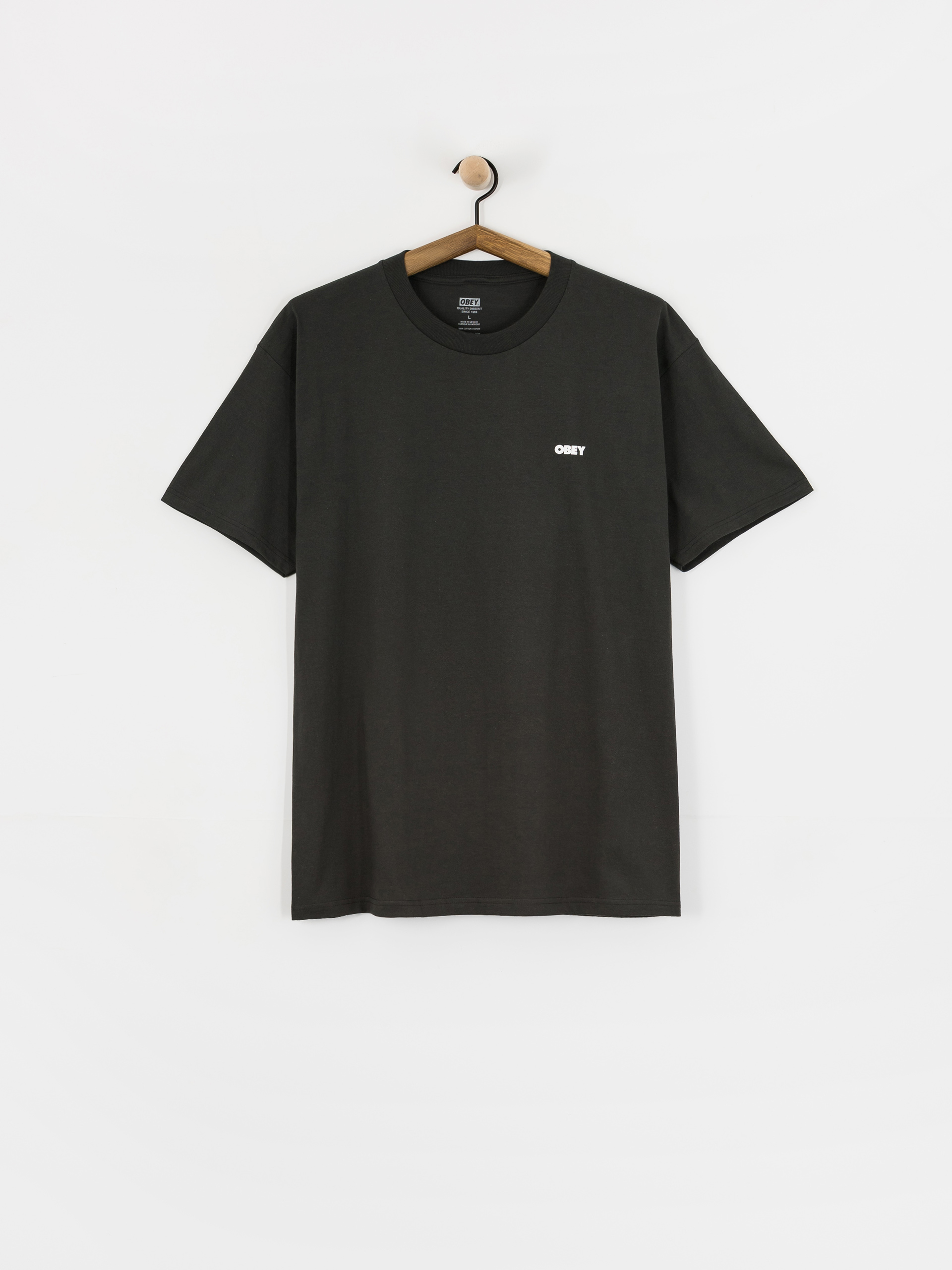 Tričko OBEY Obey Steady Mobbin (vintage black)