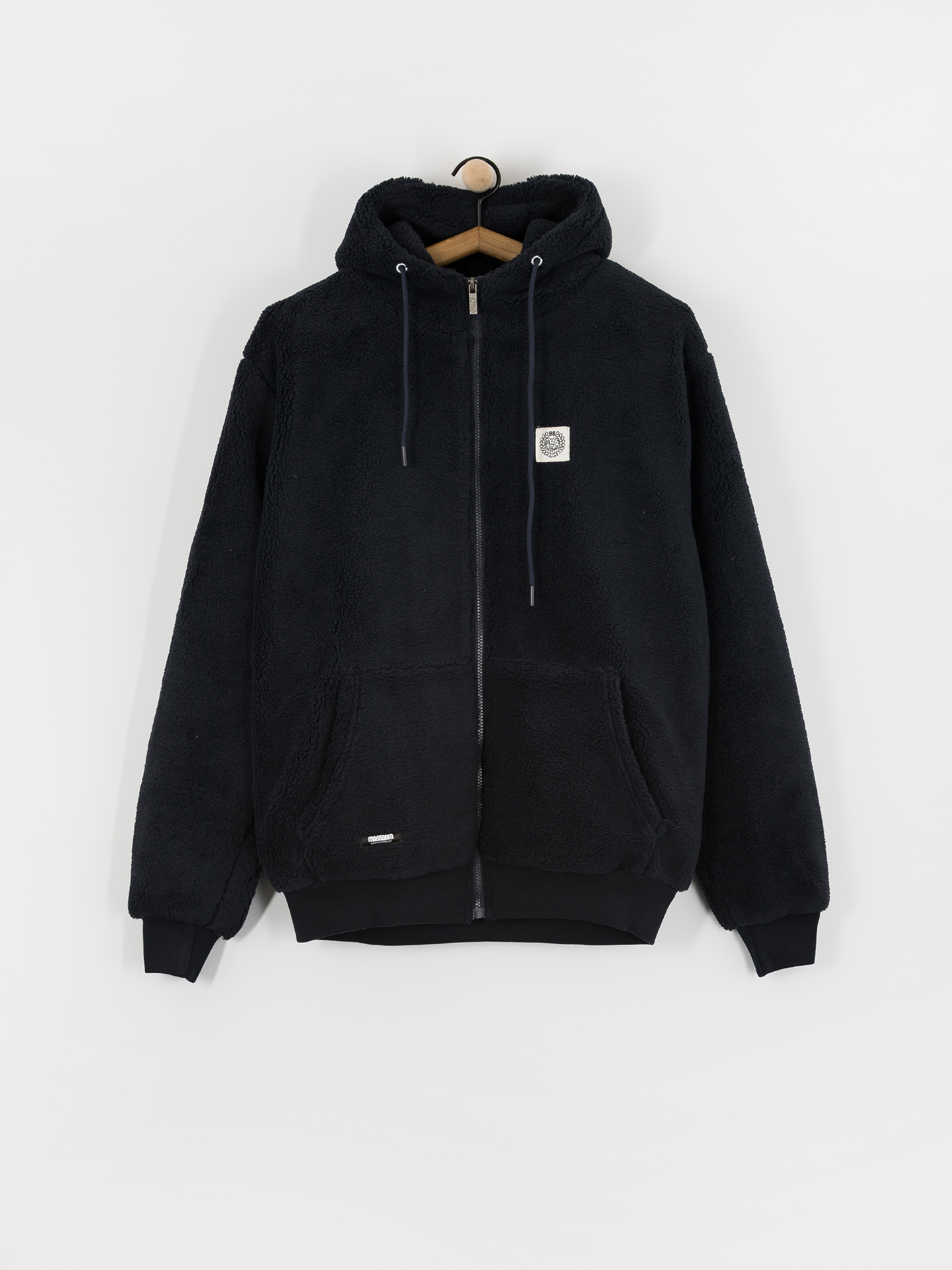 Bunda MassDnm Patch Teddy Zip Hoody (navy)