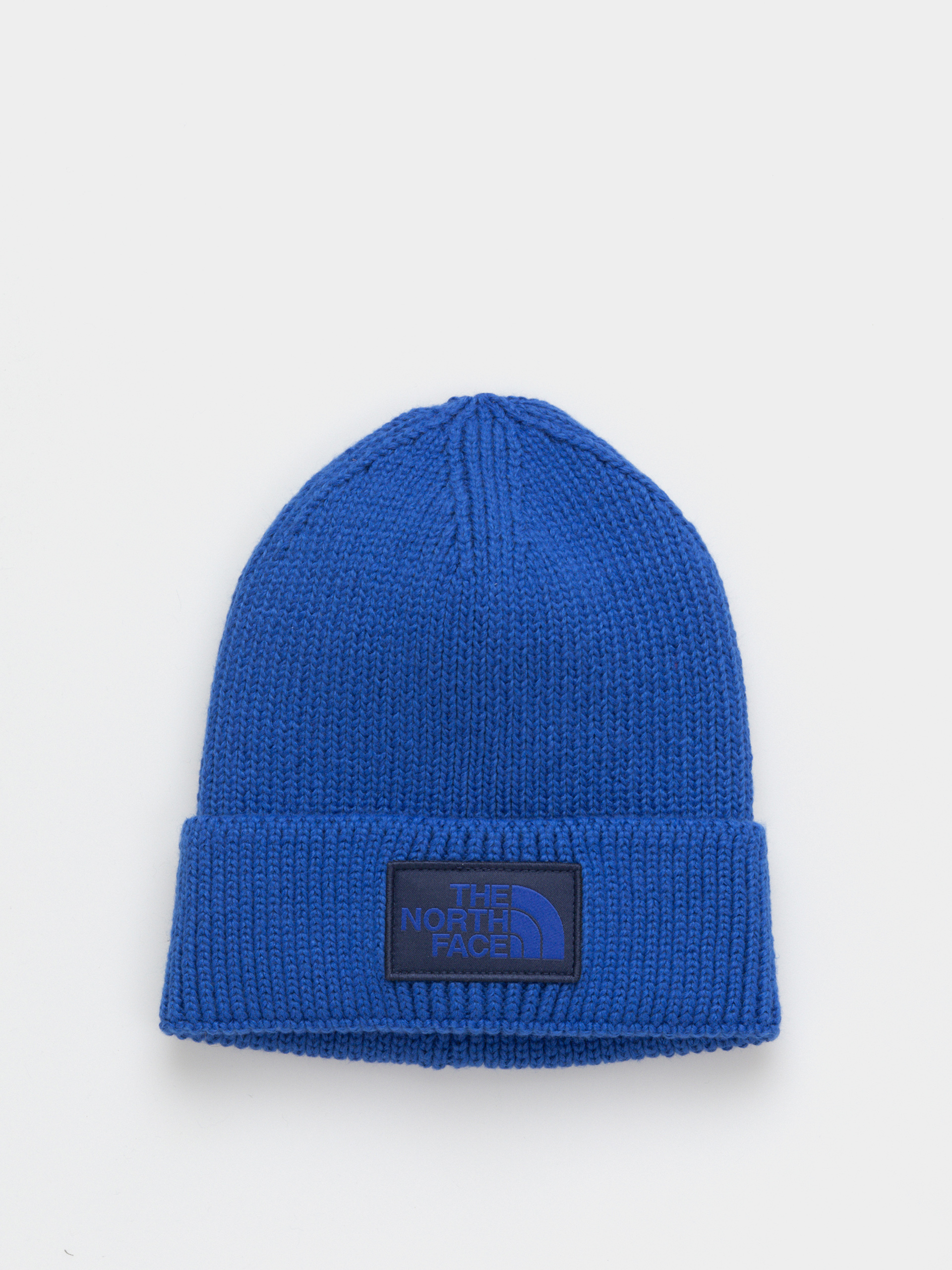u010ciapka The North Face Tnf Logo Box Cuffed (tnf blue/tnf blue)