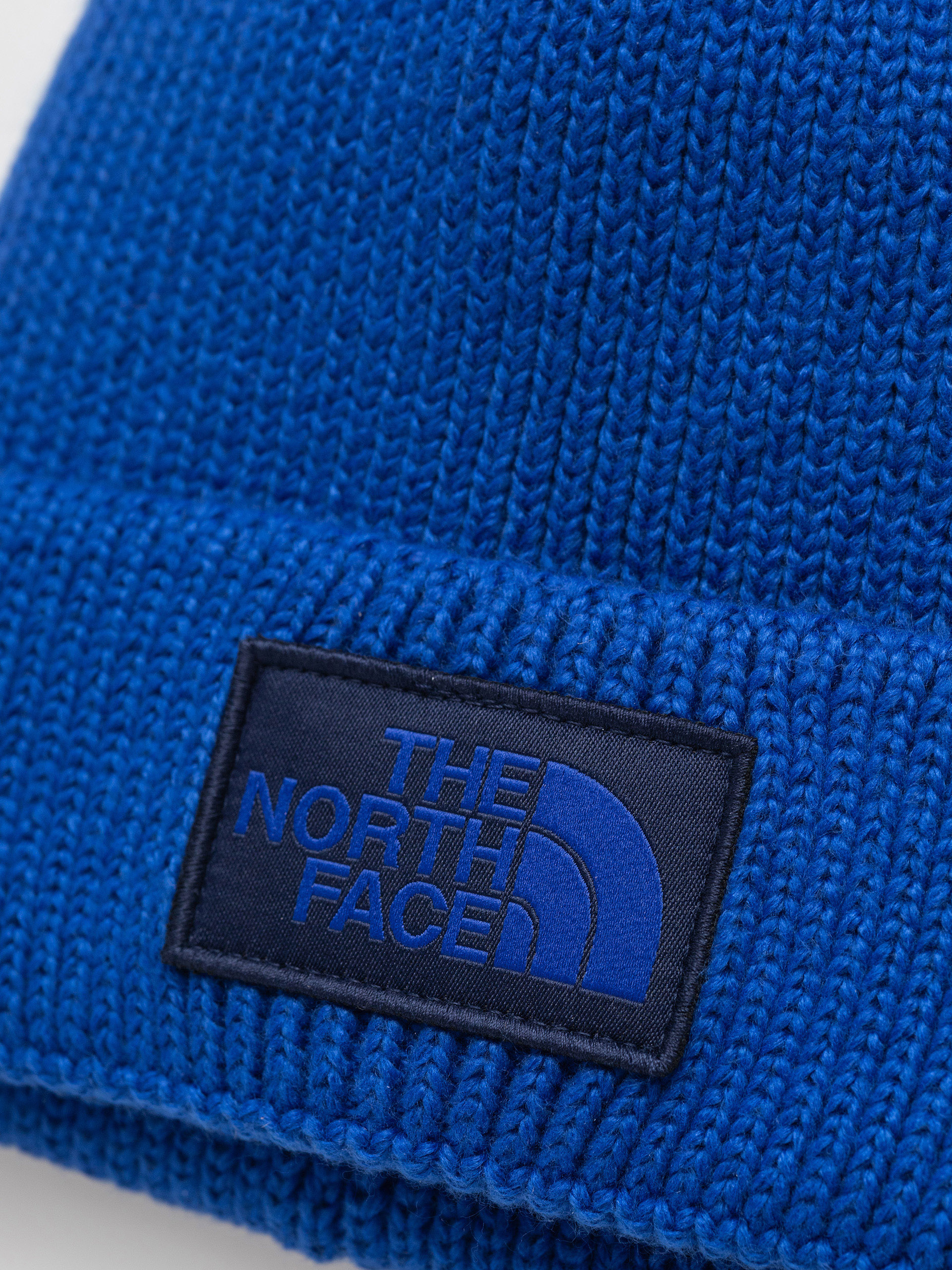 Čiapka The North Face Tnf Logo Box Cuffed (tnf blue/tnf blue)
