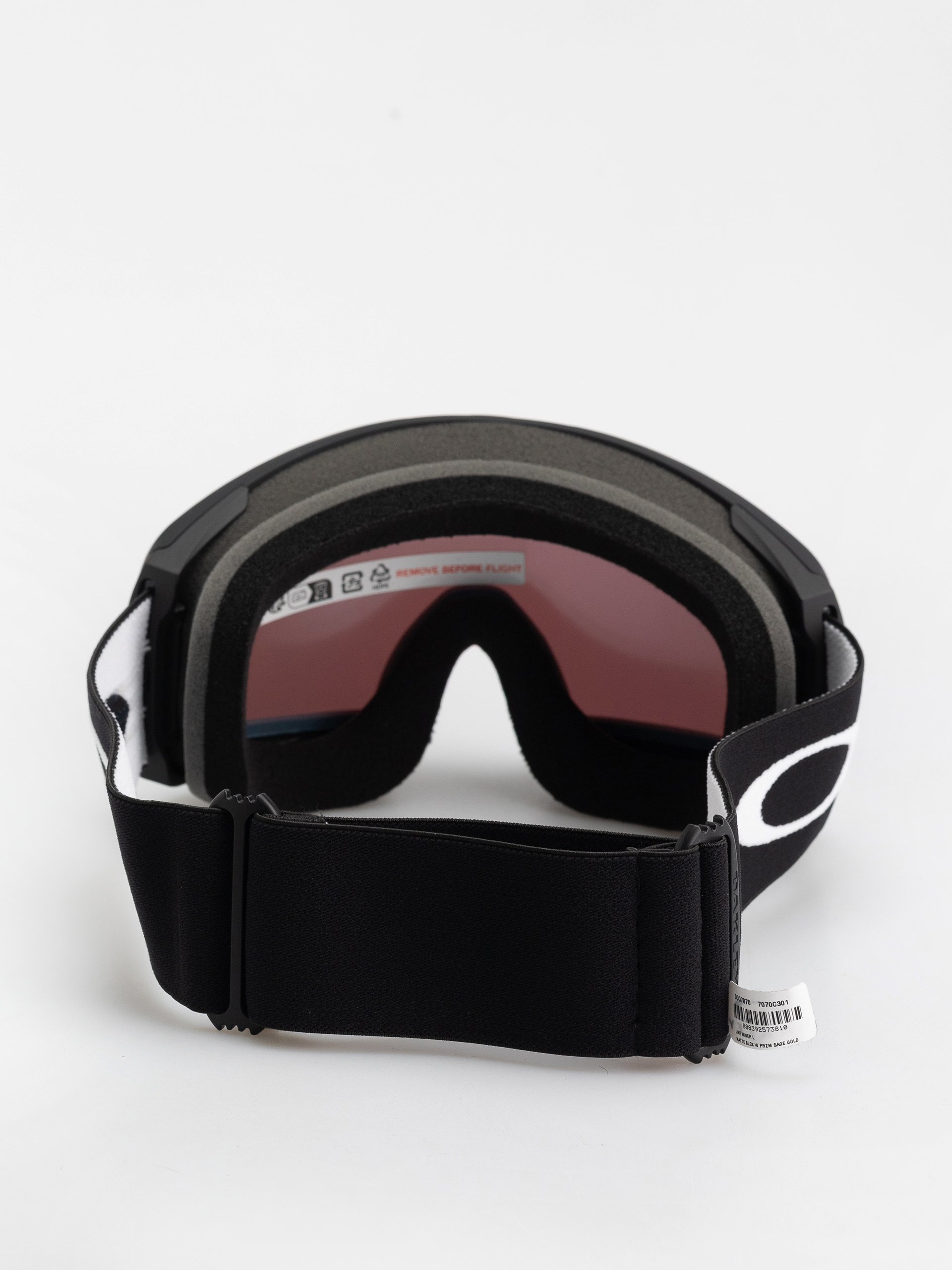 Snowboardové okuliare Oakley Line Miner L (matte black/prizm sage gold)